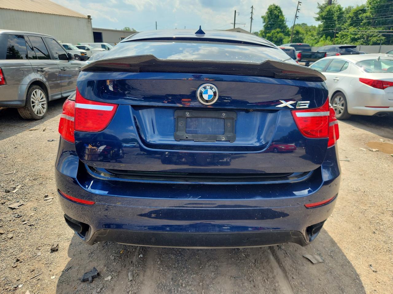 2012 Bmw X6 Xdrive50i Синий vin: 5UXFG8C5XCLZ97442