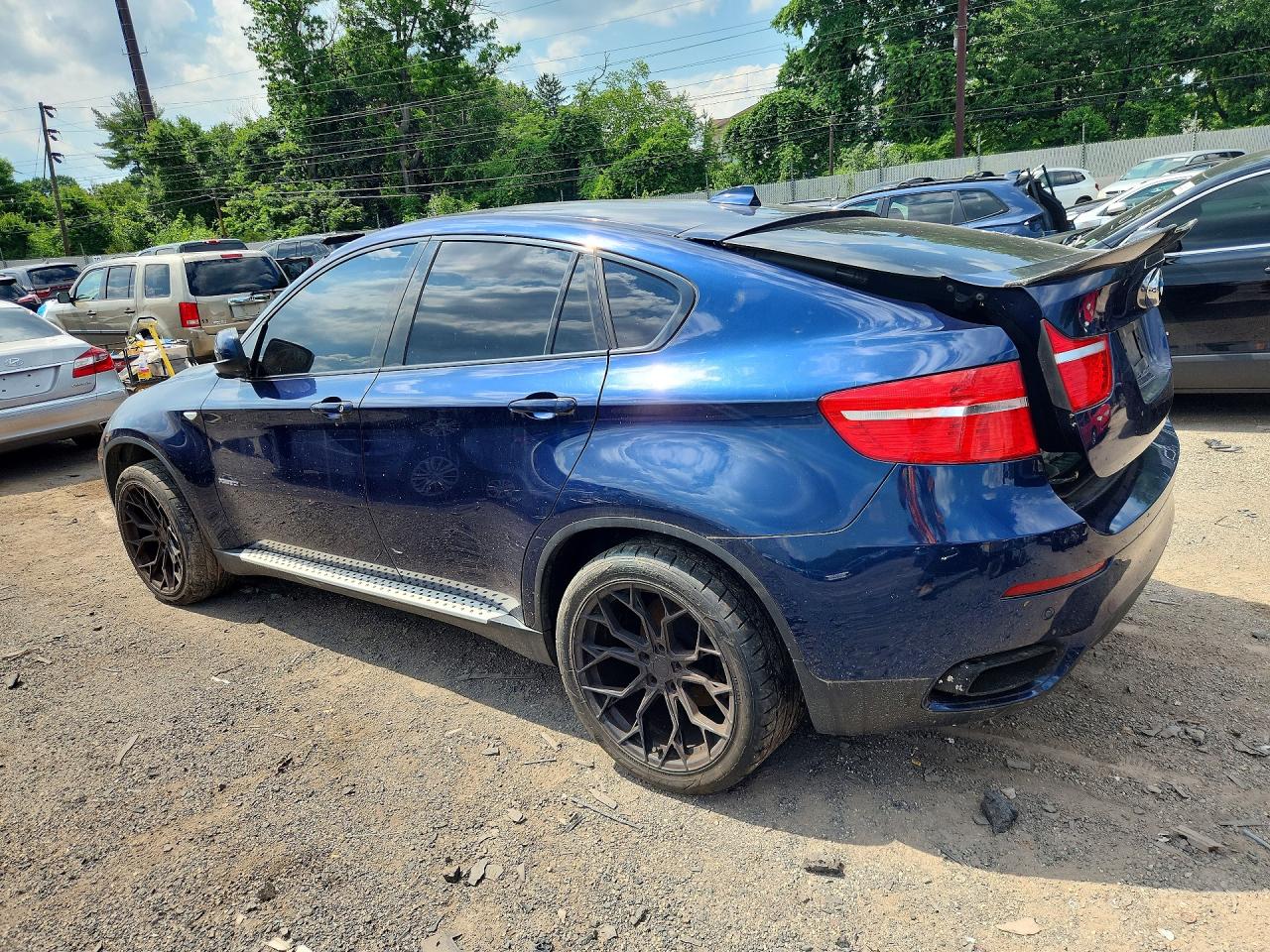 2012 Bmw X6 Xdrive50i Синий vin: 5UXFG8C5XCLZ97442
