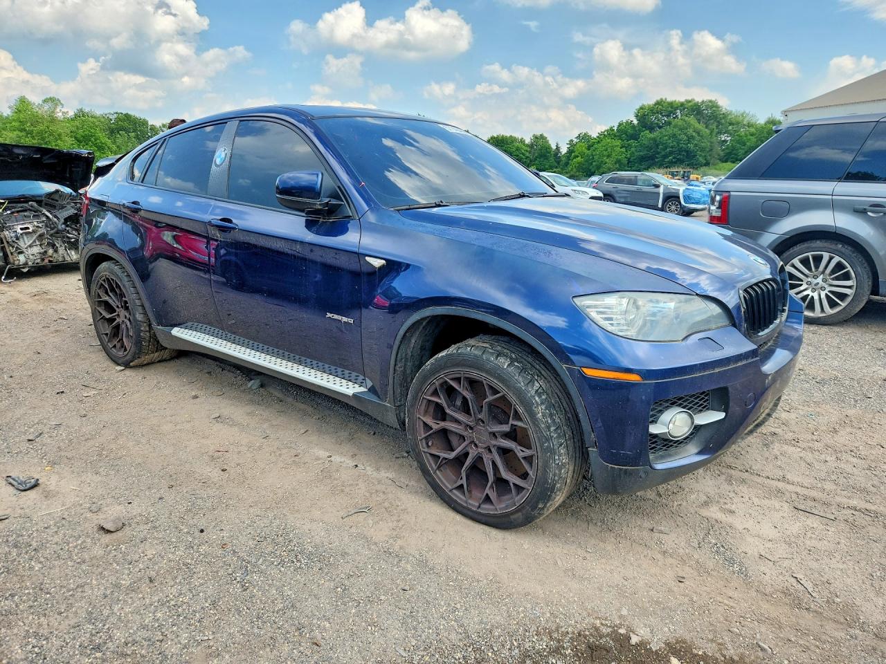 2012 Bmw X6 Xdrive50i Синий vin: 5UXFG8C5XCLZ97442
