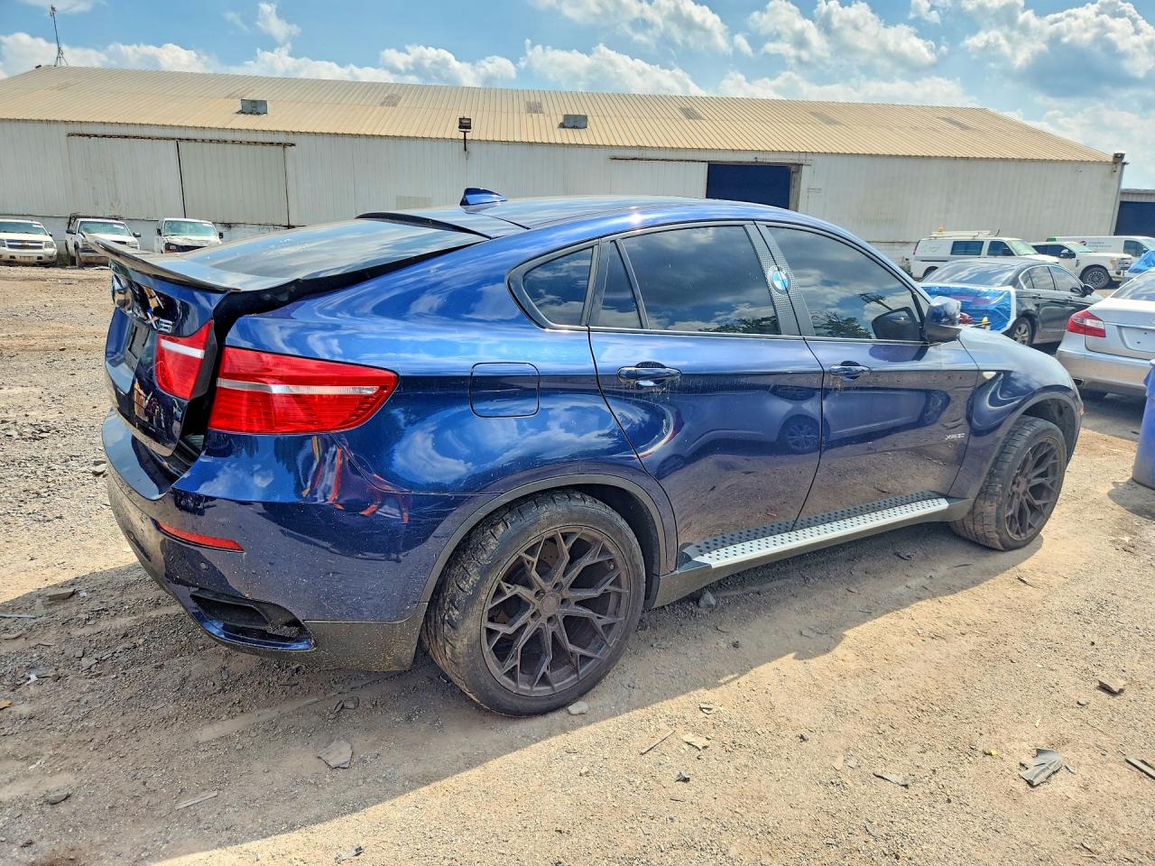 2012 Bmw X6 Xdrive50i Синий vin: 5UXFG8C5XCLZ97442