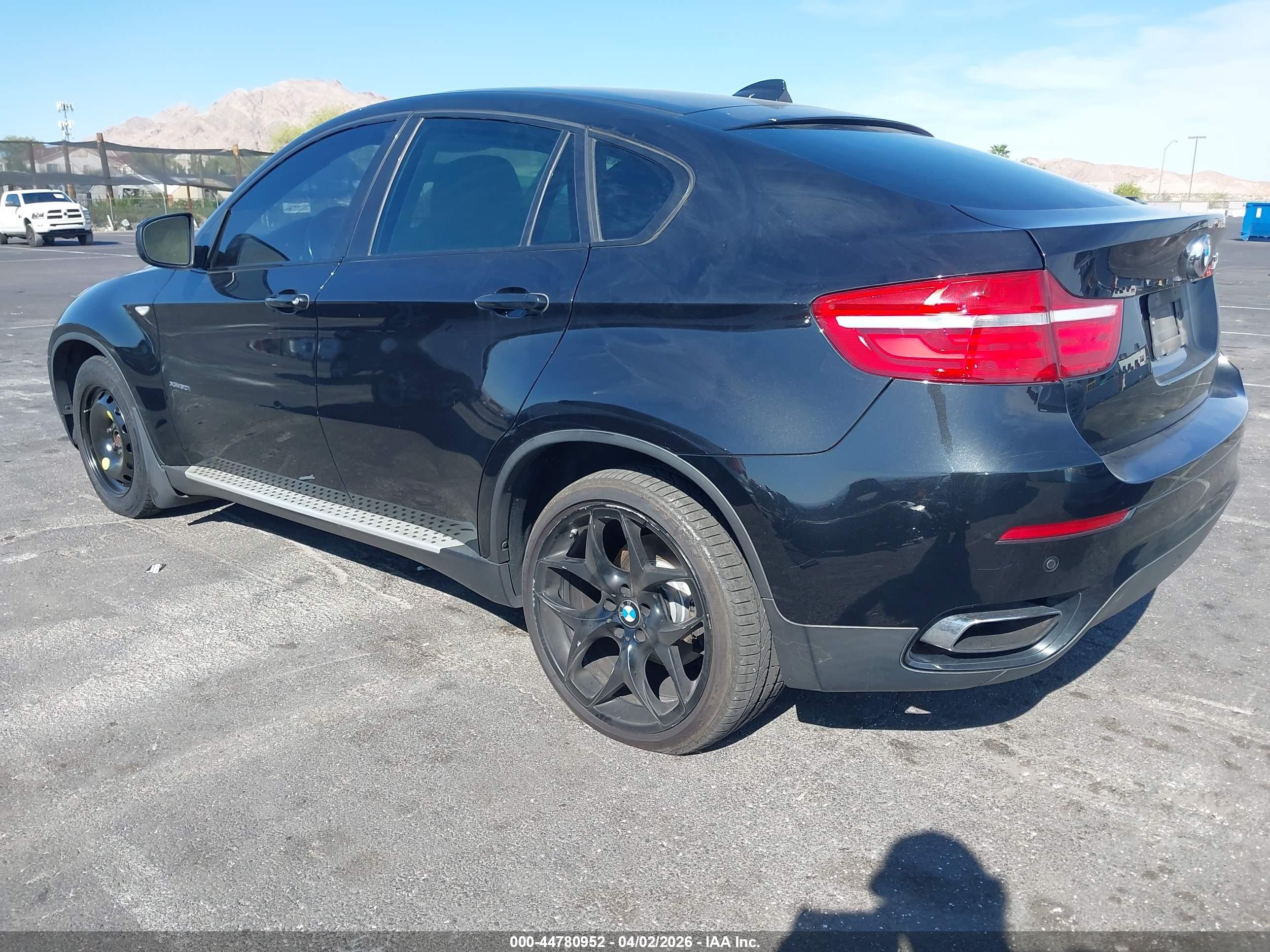 2013 Bmw X6 Xdrive50i Black vin: 5UXFG8C5XDL591405