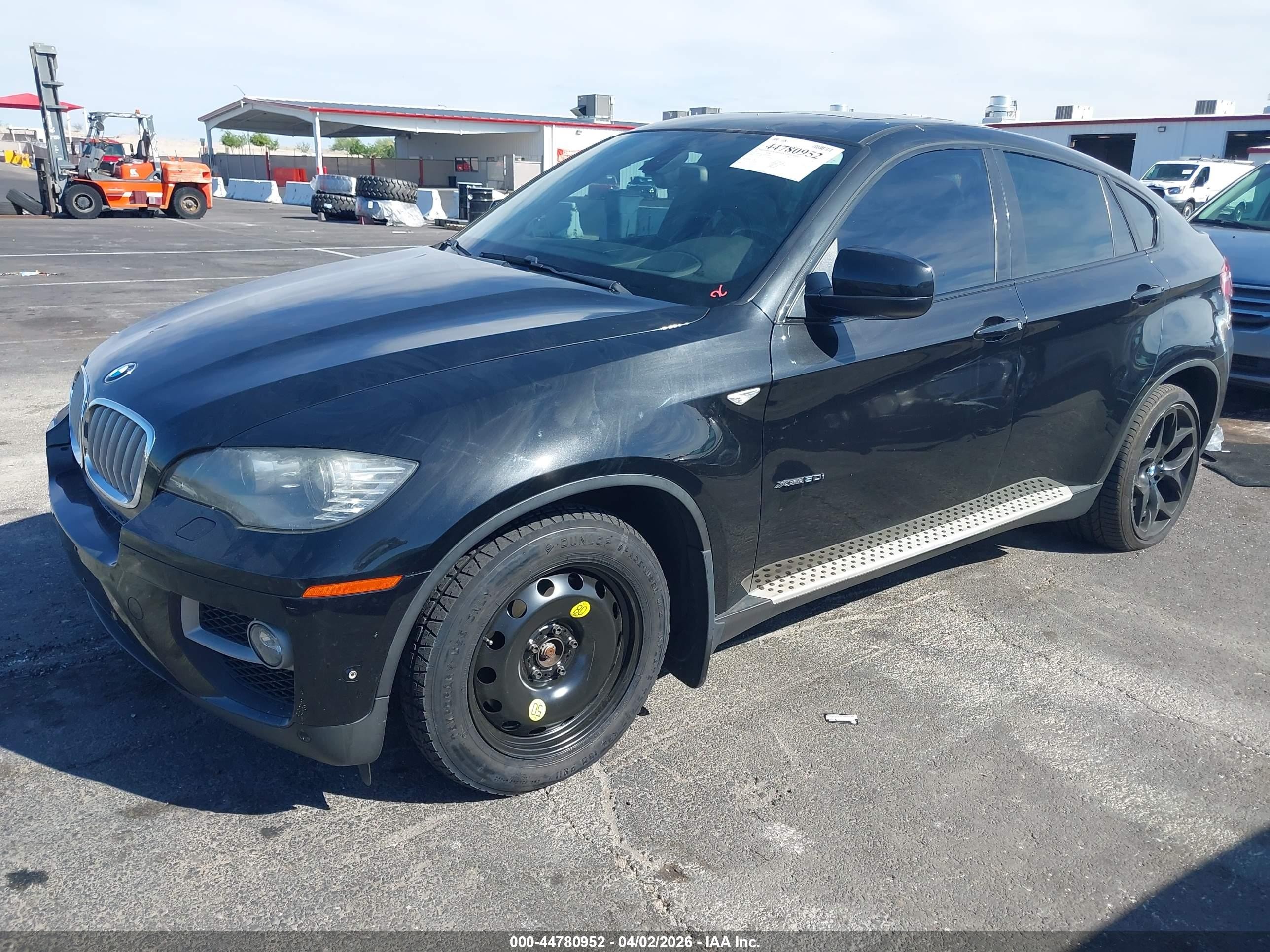 2013 Bmw X6 Xdrive50i Black vin: 5UXFG8C5XDL591405