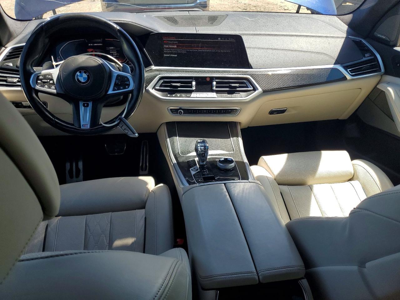 2021 Bmw X5 M50i Синий vin: 5UXJU4C00M9G77855
