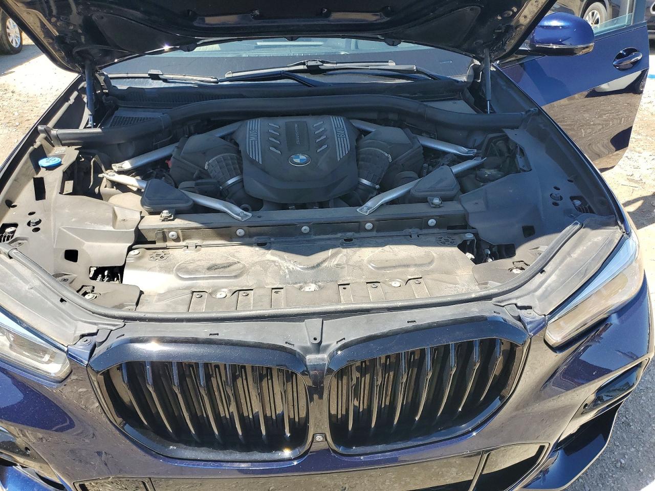 2021 Bmw X5 M50i Синий vin: 5UXJU4C00M9G77855