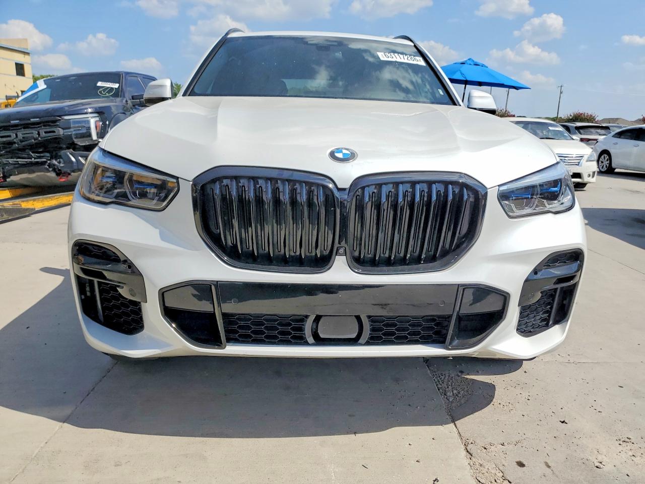 2022 Bmw X5 M50i White vin: 5UXJU4C00N9K17187