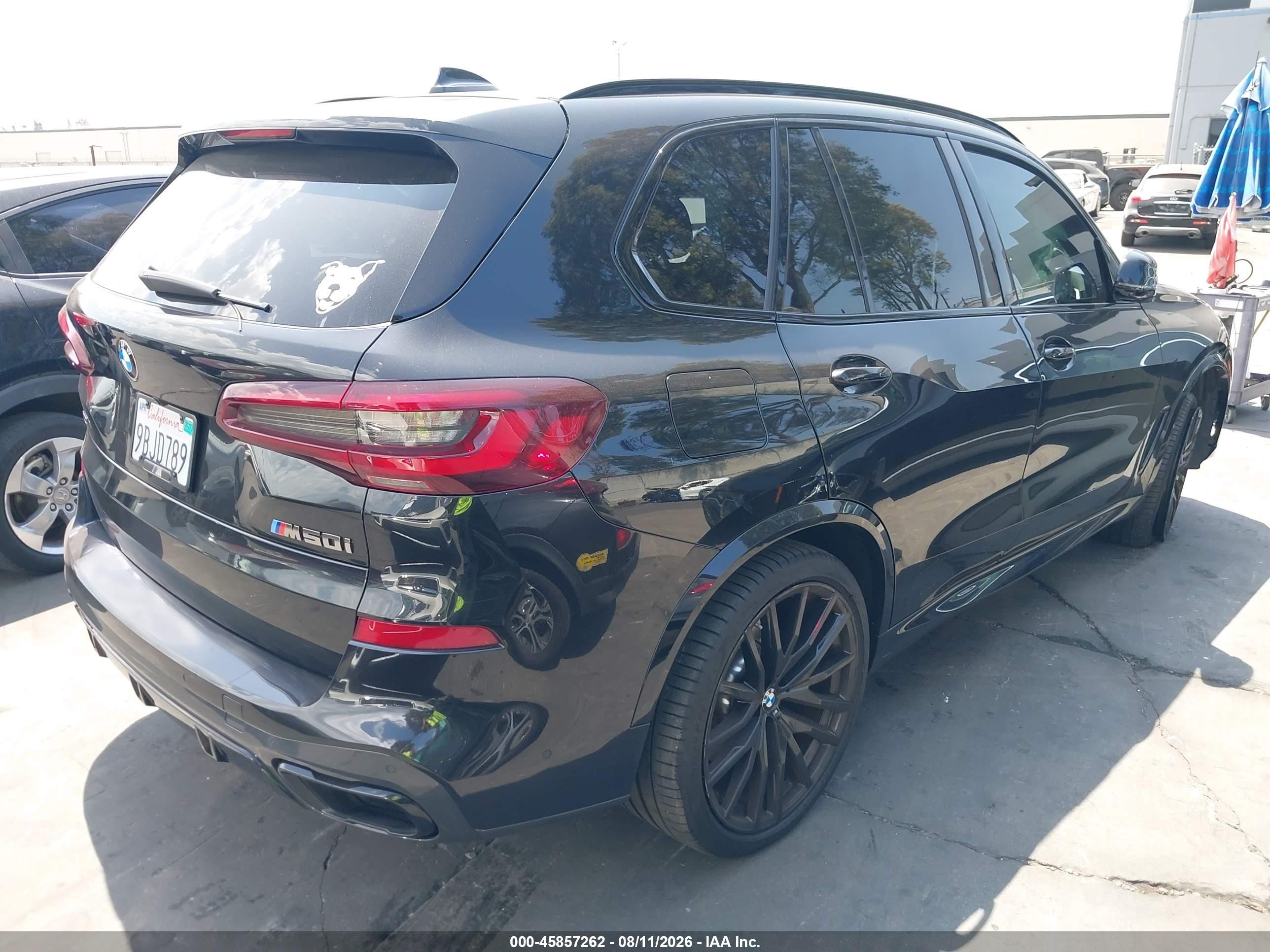 2022 Bmw X5 M50i Black vin: 5UXJU4C05N9L90008