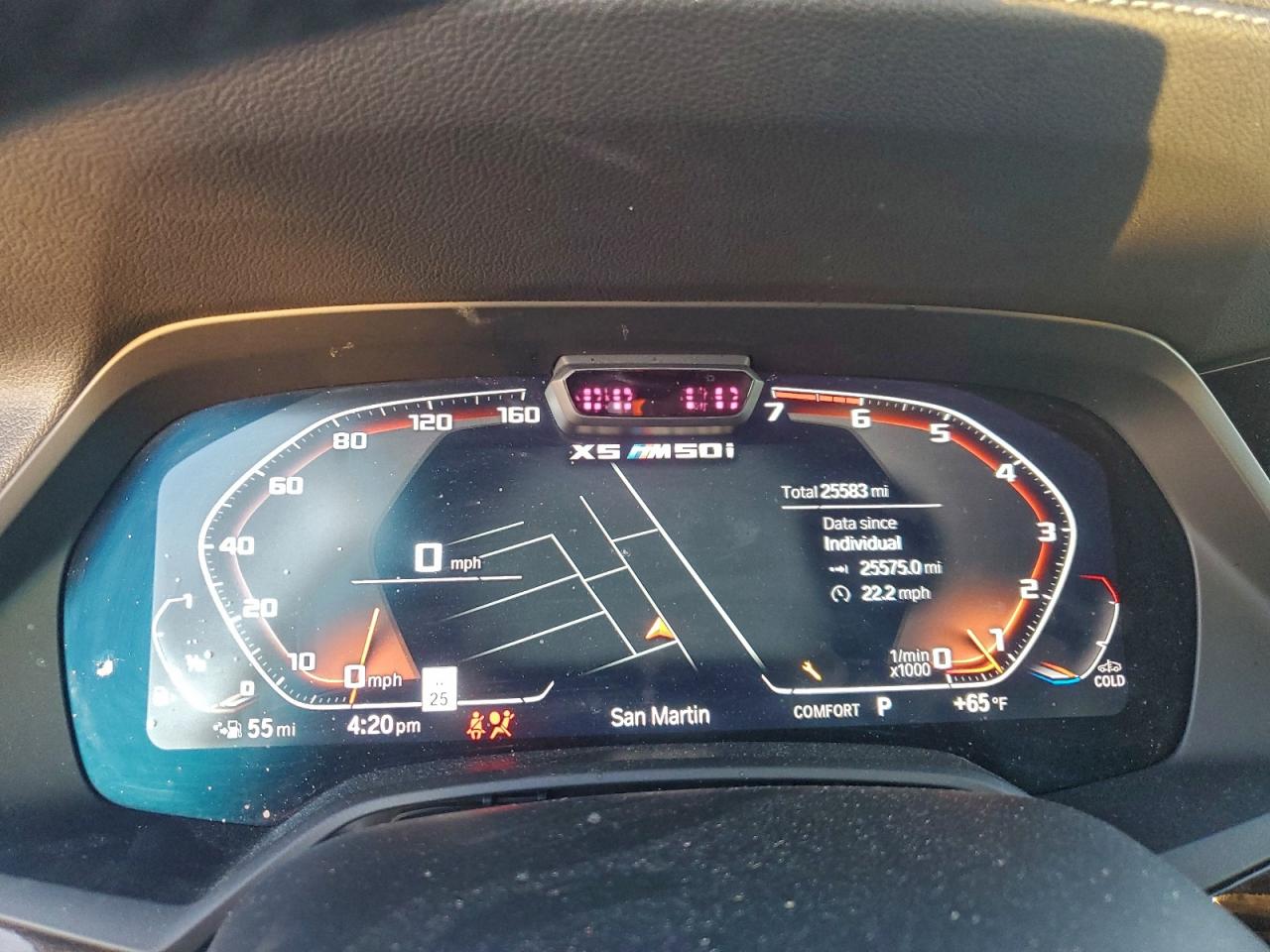 2021 Bmw X5 M50i Blue vin: 5UXJU4C08M9H38899