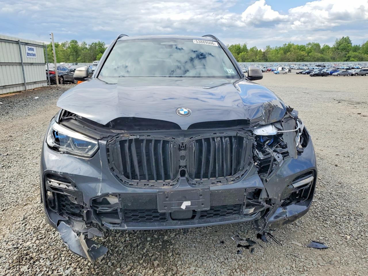 2022 Bmw X5 M50i Черный vin: 5UXJU4C0XN9J12186