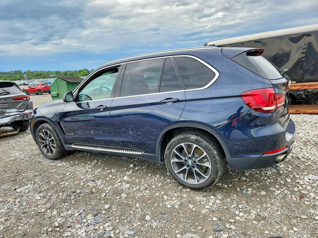 2017 Bmw X5 Xdrive35i Blue vin: 5UXKR0C31H0V71950