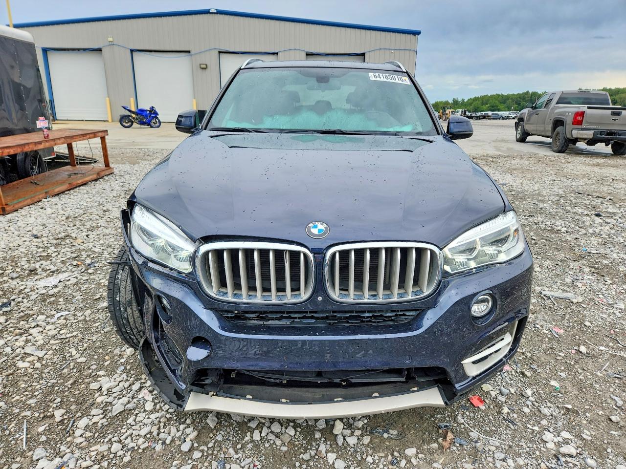 2017 Bmw X5 Xdrive35i Blue vin: 5UXKR0C31H0V71950