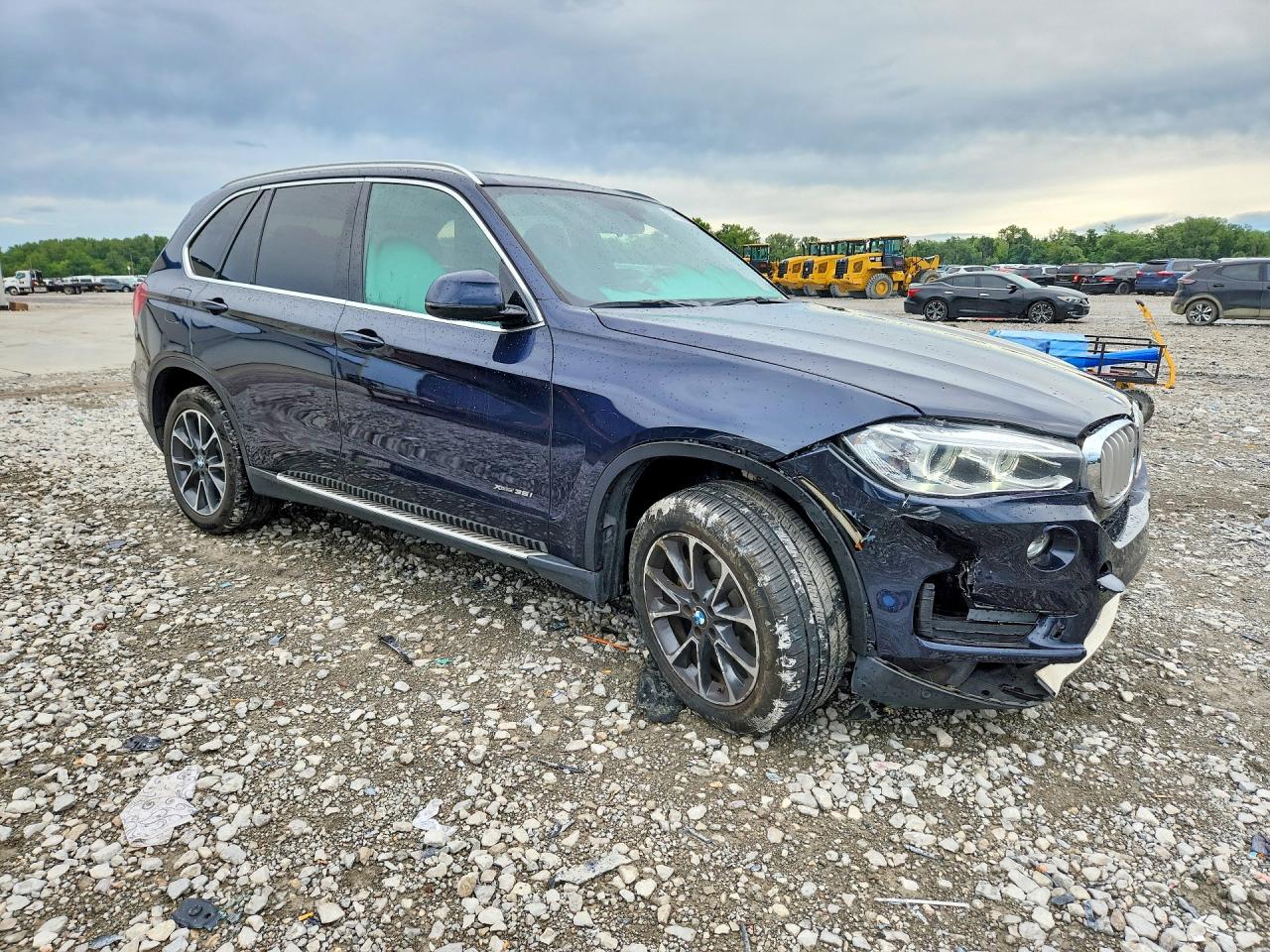 2017 Bmw X5 Xdrive35i Blue vin: 5UXKR0C31H0V71950