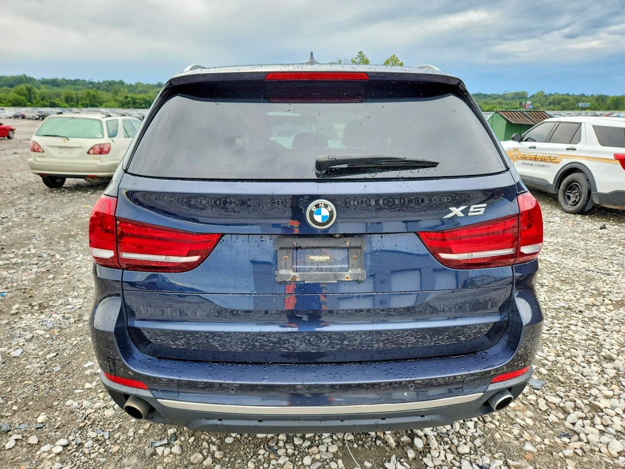 2017 Bmw X5 Xdrive35i Blue vin: 5UXKR0C31H0V71950