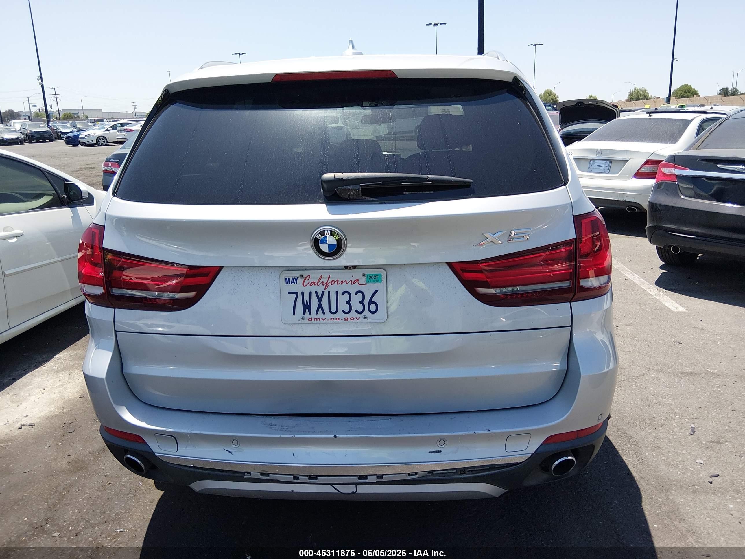 2017 Bmw X5 Xdrive35i Silver vin: 5UXKR0C33H0V80987