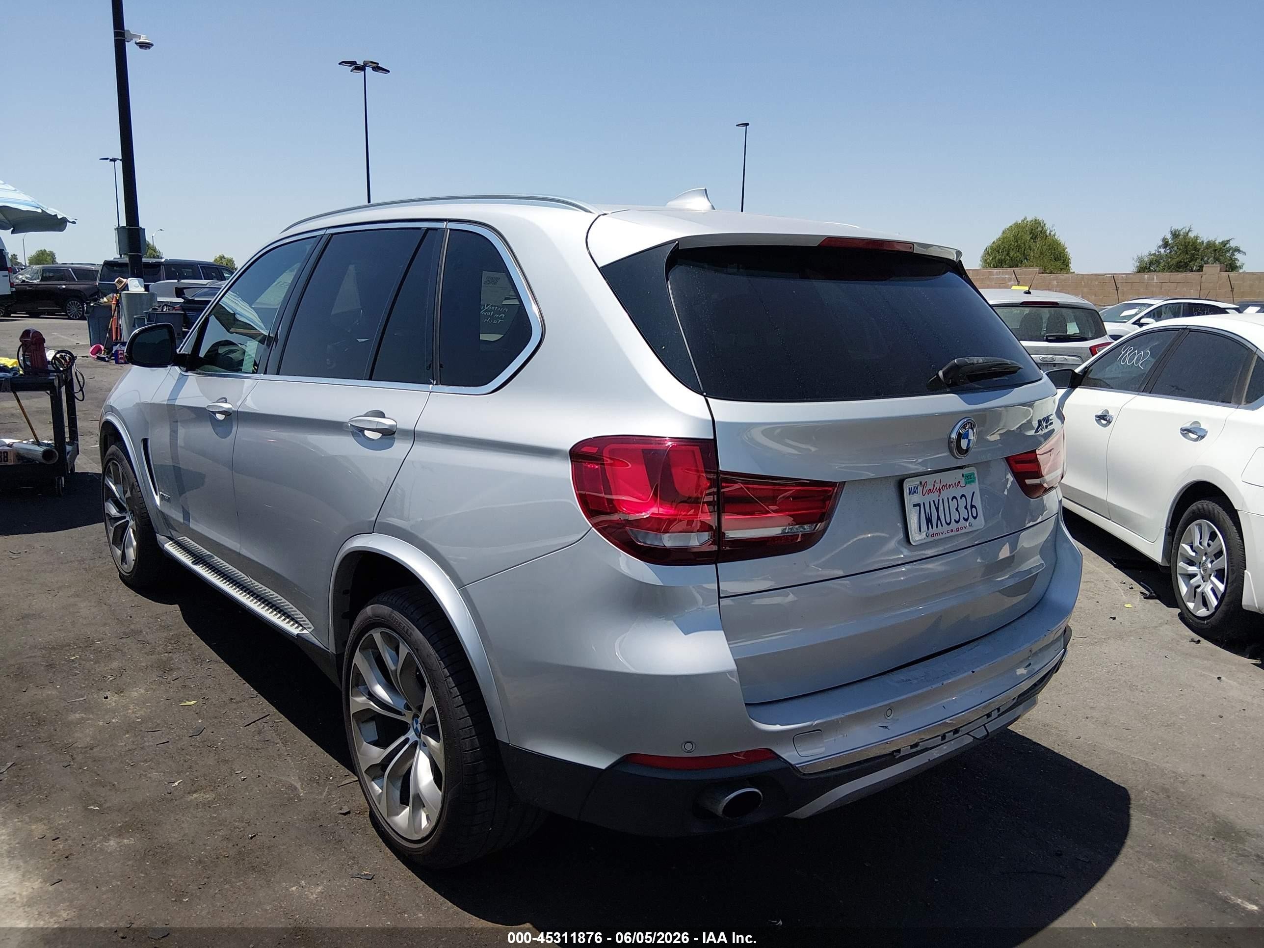 2017 Bmw X5 Xdrive35i Silver vin: 5UXKR0C33H0V80987