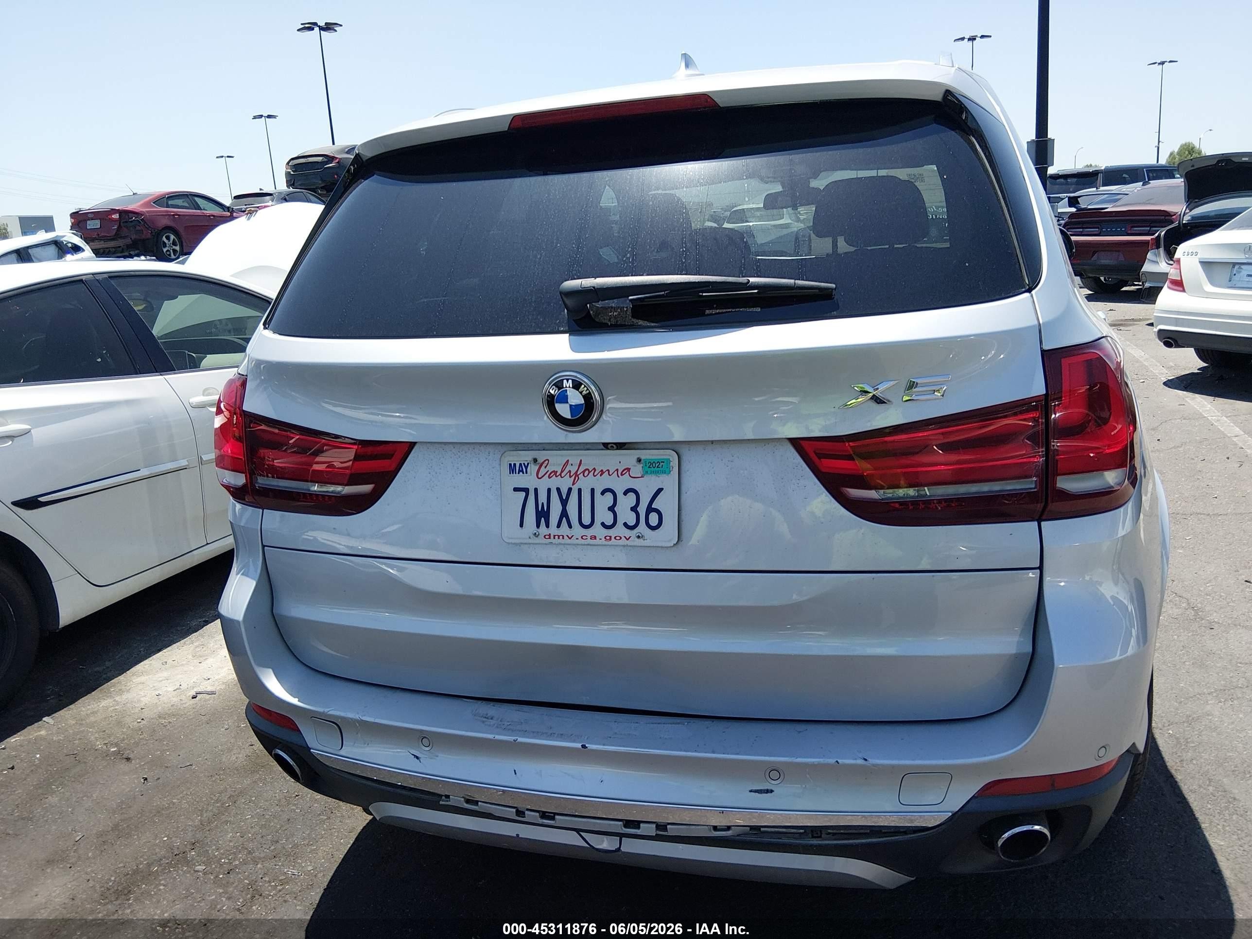 2017 Bmw X5 Xdrive35i Silver vin: 5UXKR0C33H0V80987