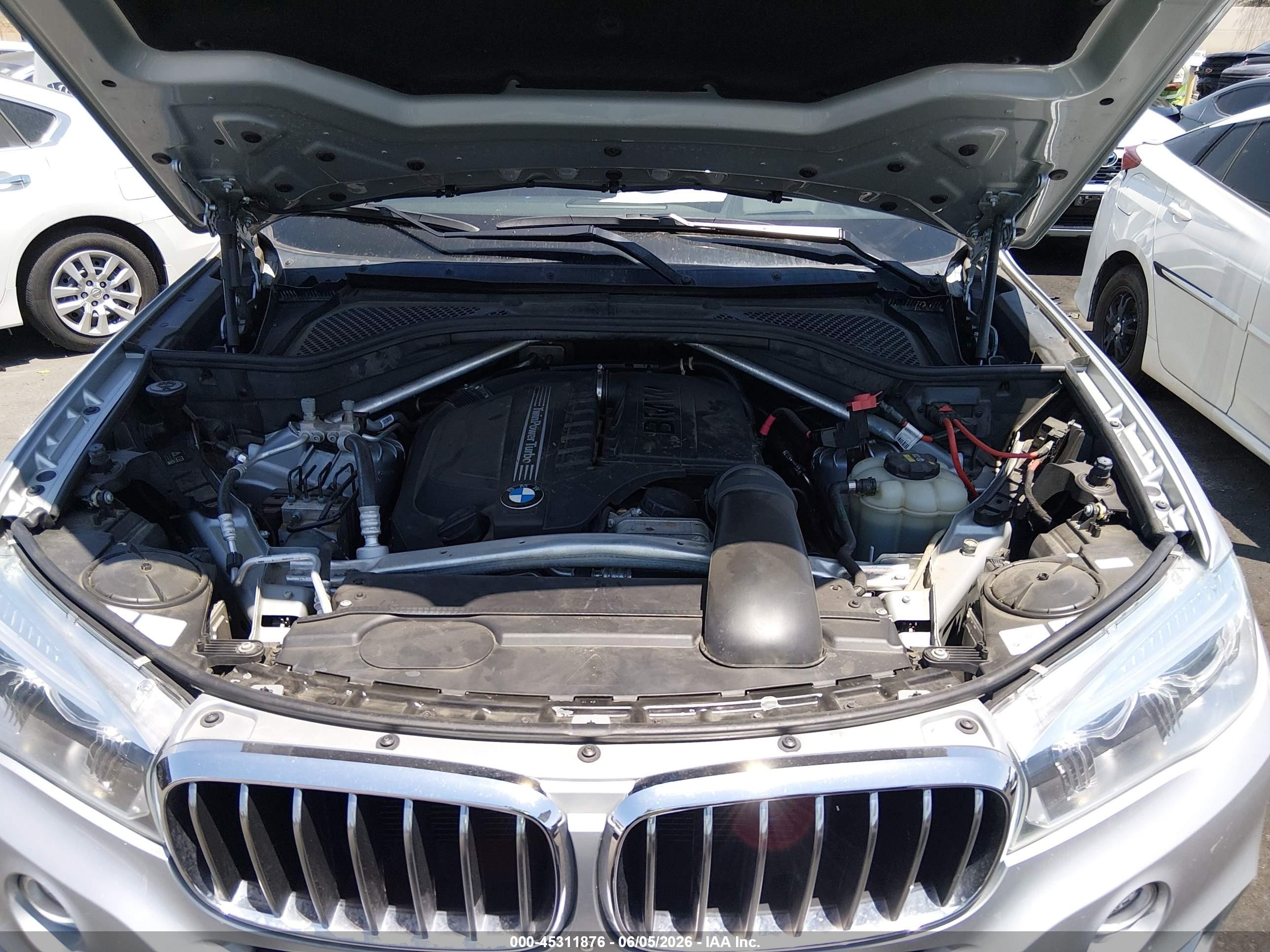 2017 Bmw X5 Xdrive35i Silver vin: 5UXKR0C33H0V80987