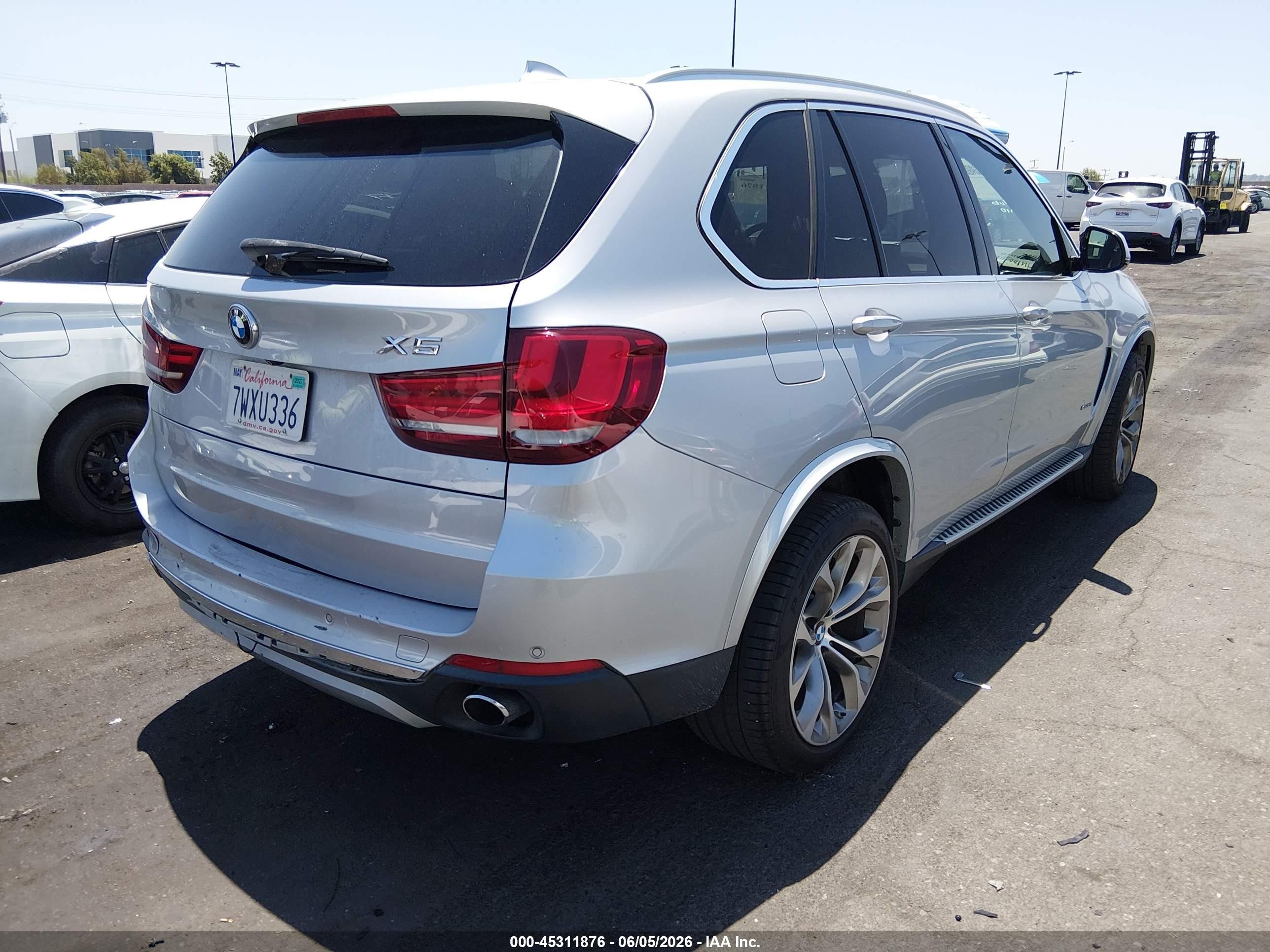 2017 Bmw X5 Xdrive35i Silver vin: 5UXKR0C33H0V80987