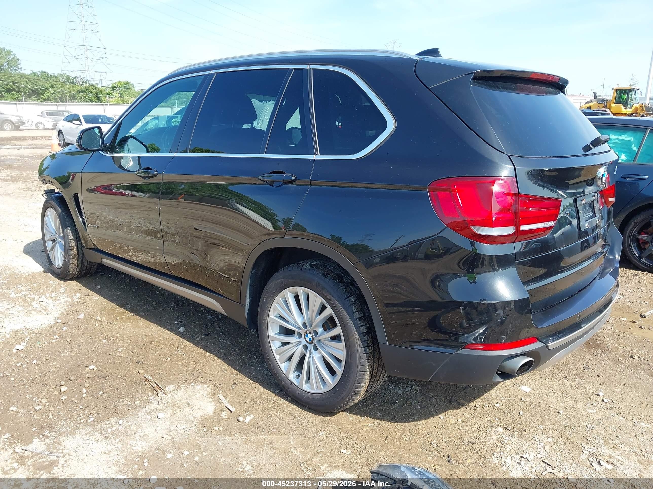 2017 Bmw X5 Xdrive35i Black vin: 5UXKR0C34H0V78374