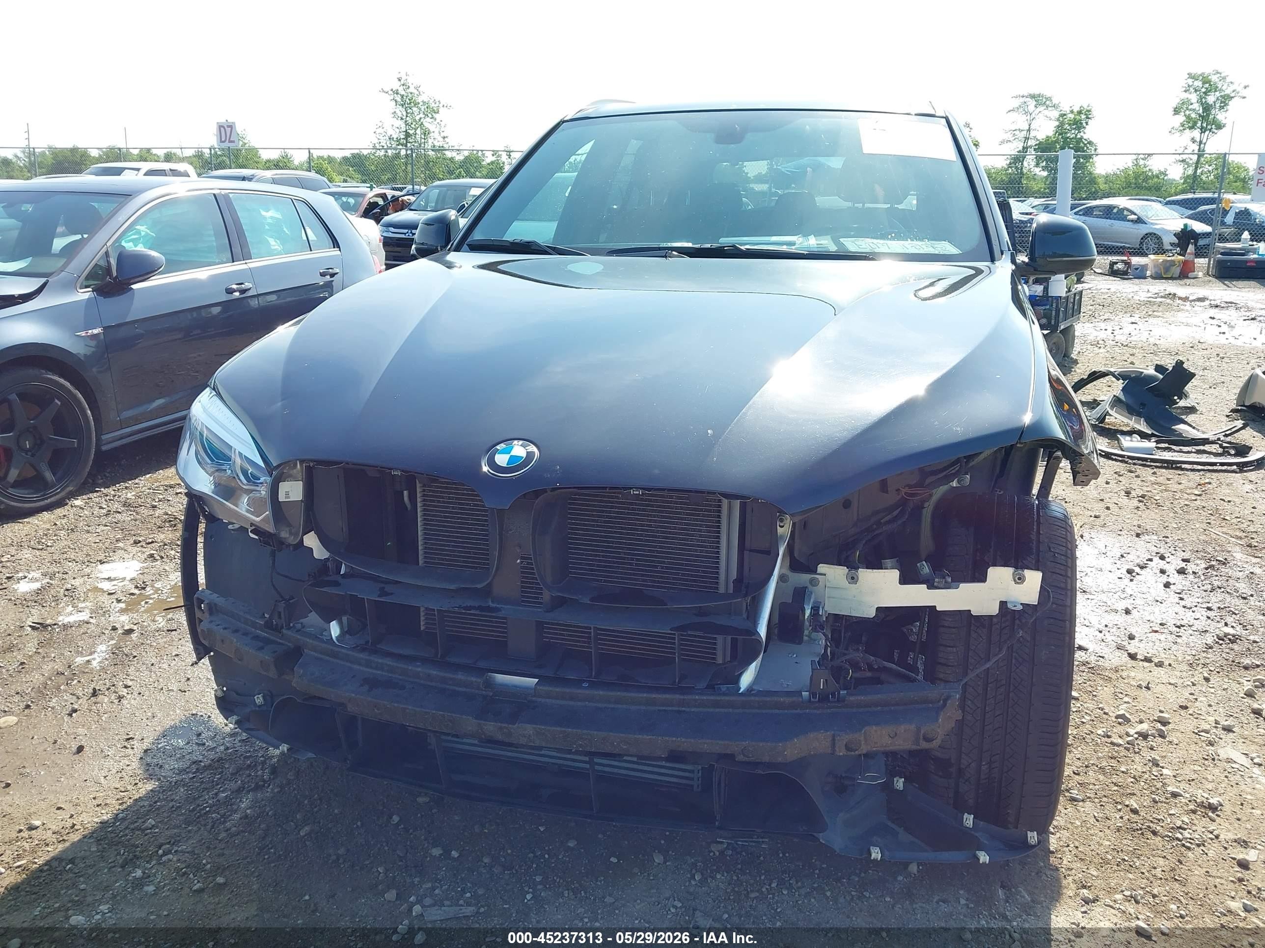 2017 Bmw X5 Xdrive35i Black vin: 5UXKR0C34H0V78374
