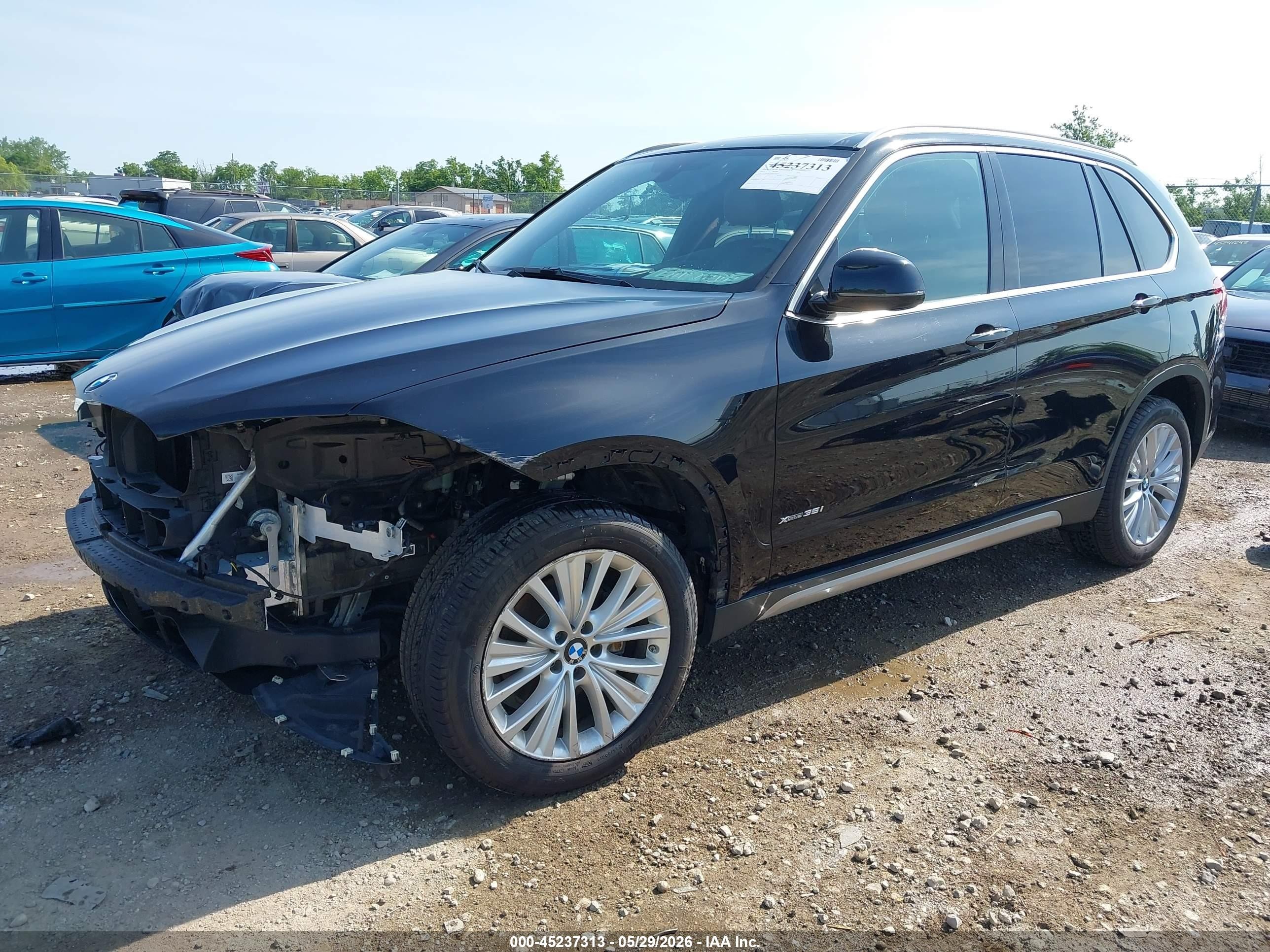 2017 Bmw X5 Xdrive35i Black vin: 5UXKR0C34H0V78374