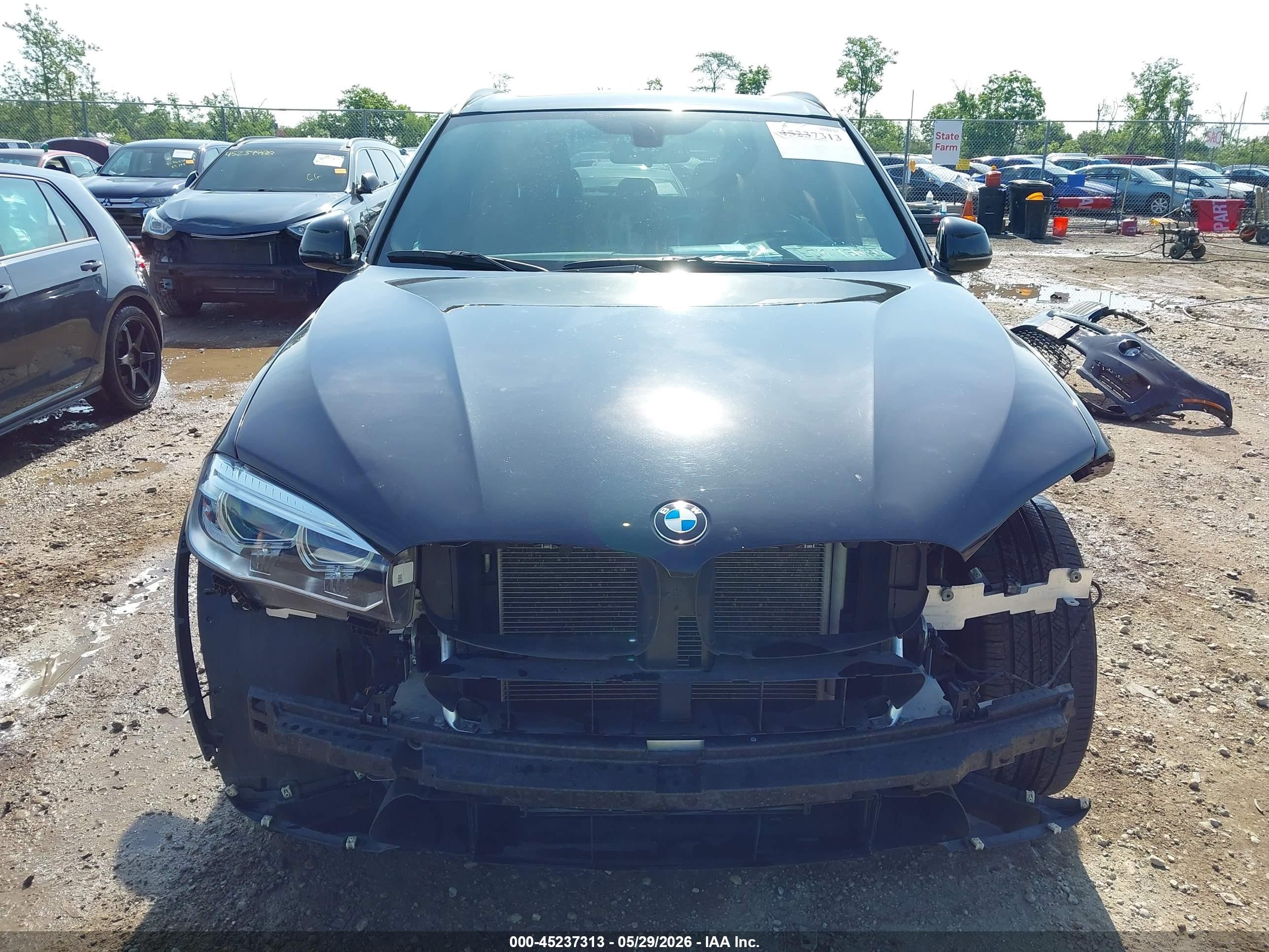2017 Bmw X5 Xdrive35i Black vin: 5UXKR0C34H0V78374