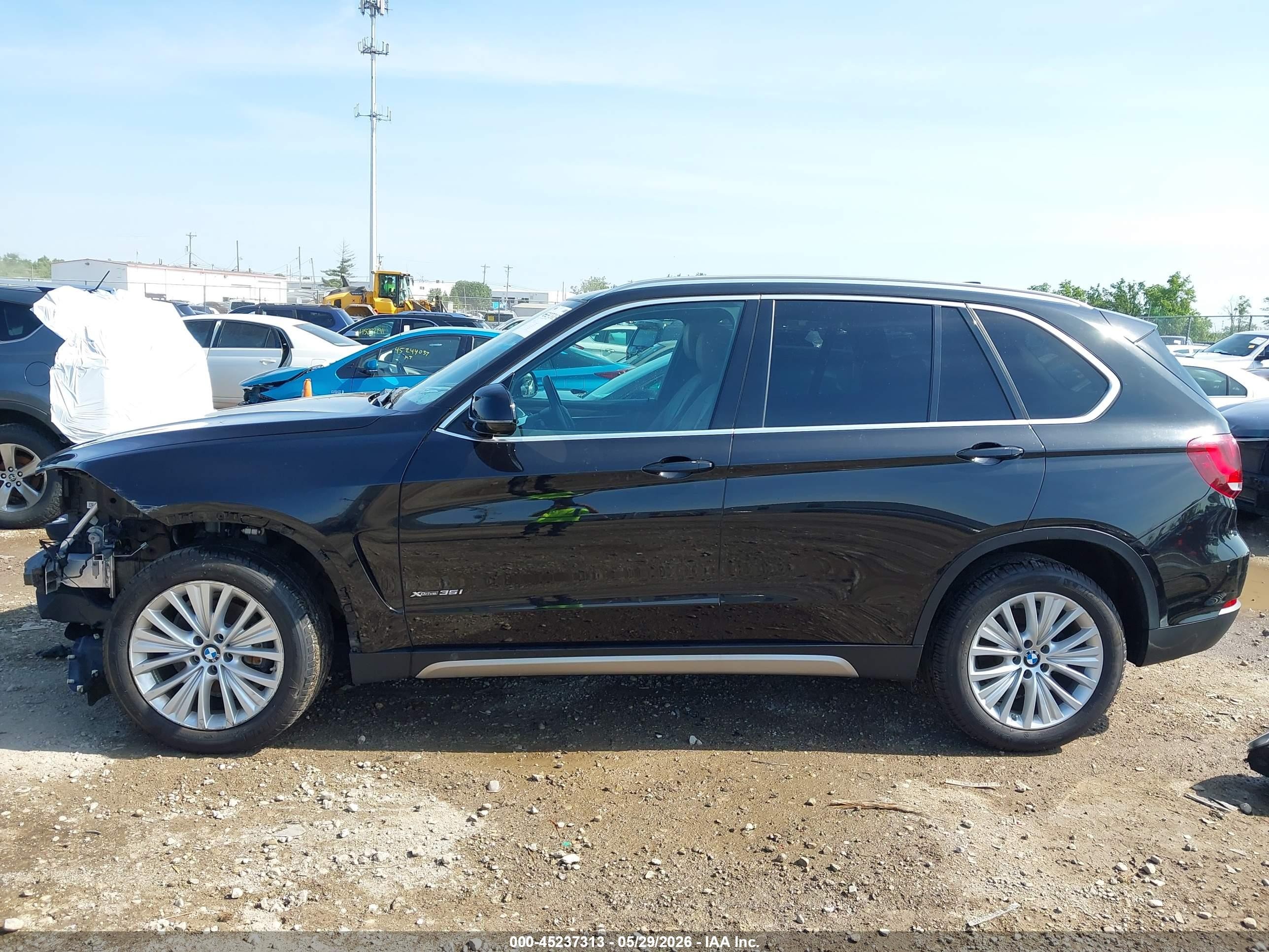 2017 Bmw X5 Xdrive35i Black vin: 5UXKR0C34H0V78374