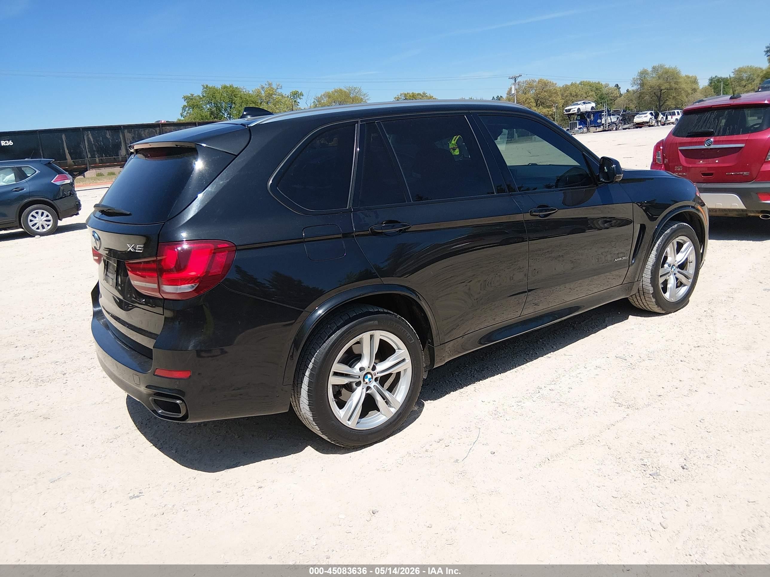 2017 Bmw X5 Xdrive35i Black vin: 5UXKR0C37H0V70902