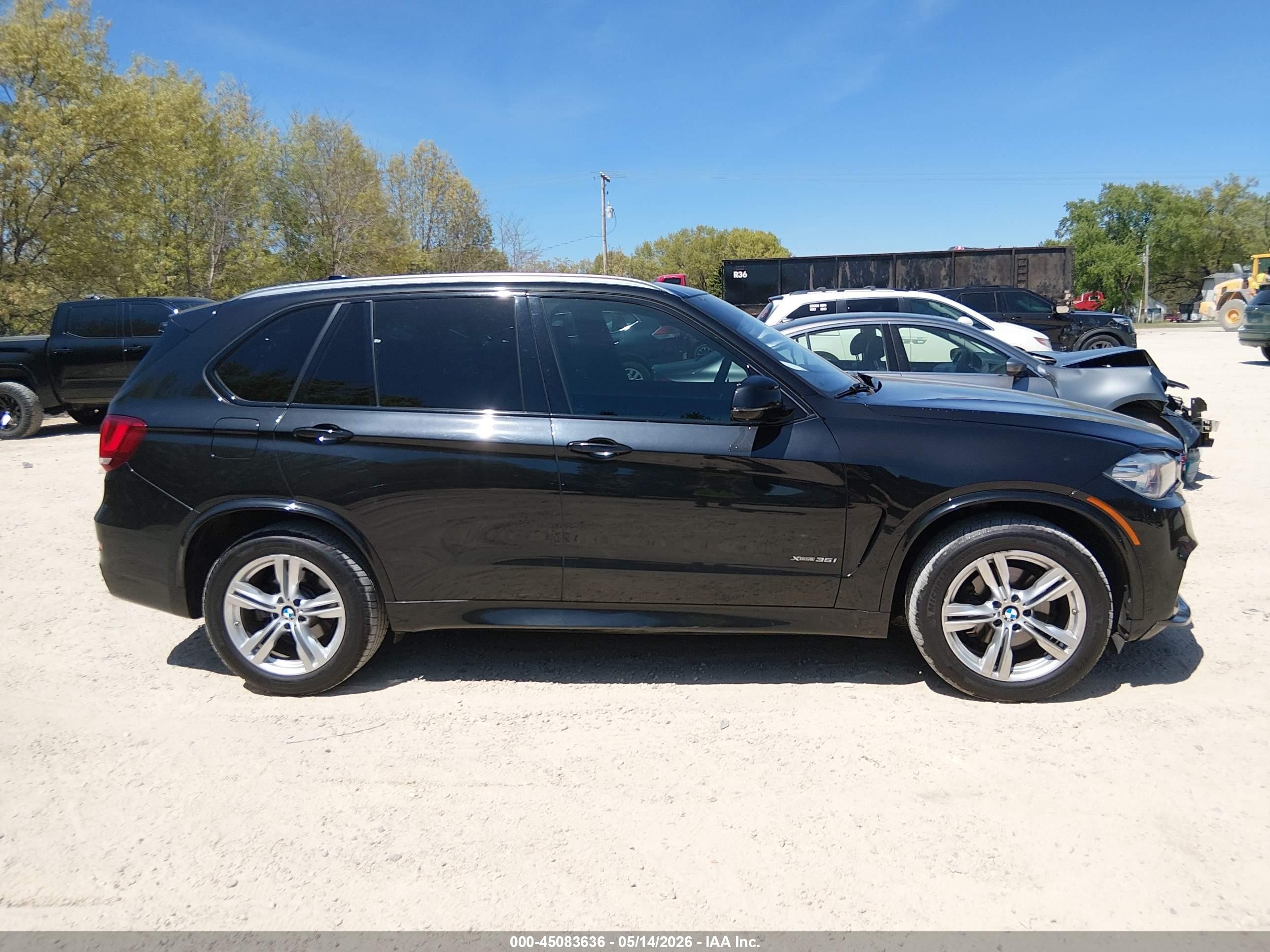 2017 Bmw X5 Xdrive35i Black vin: 5UXKR0C37H0V70902