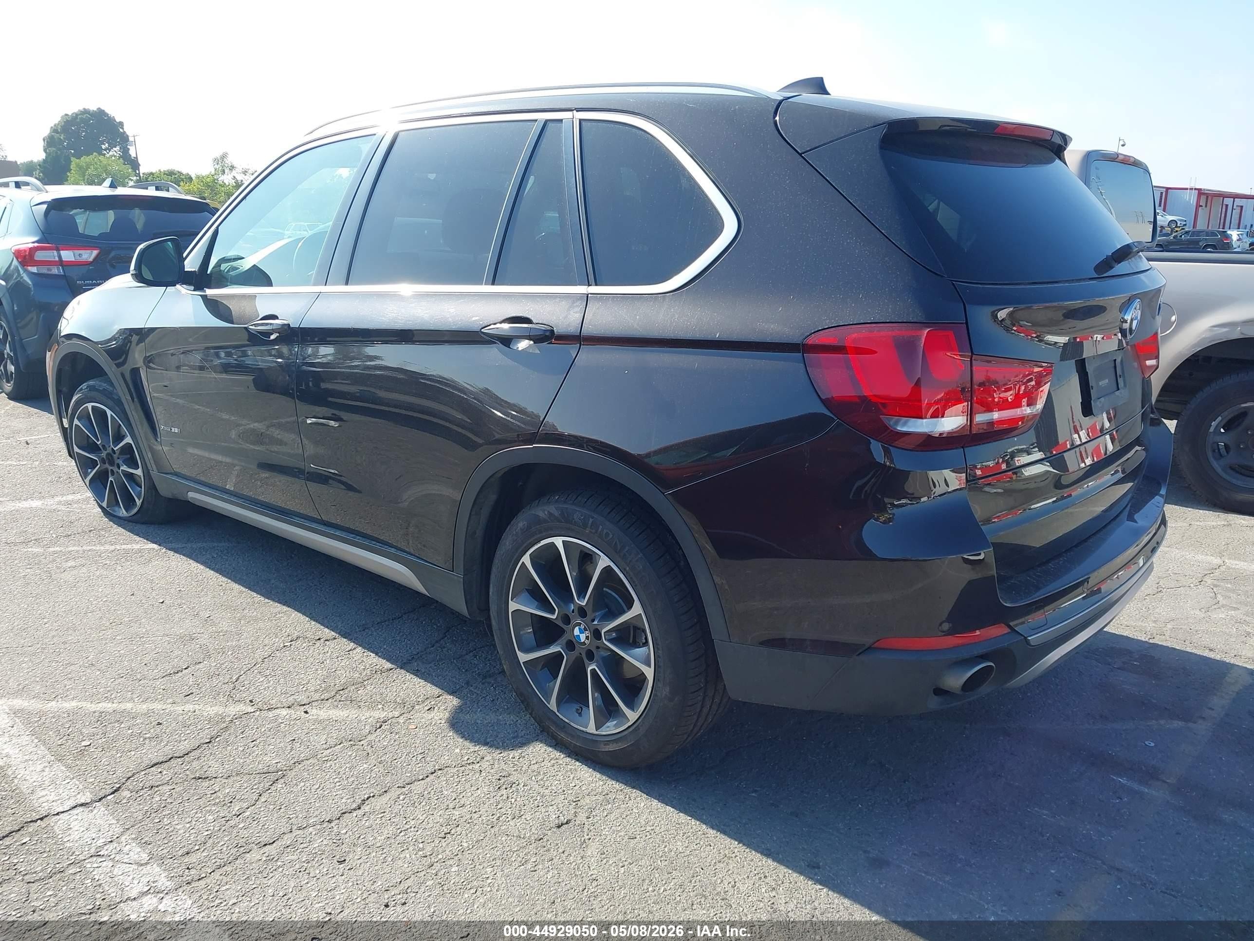 2017 Bmw X5 Xdrive35i Черный vin: 5UXKR0C37H0V81270