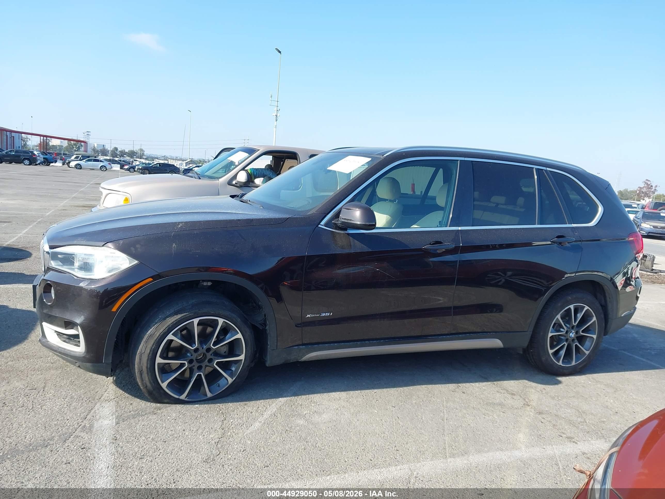 2017 Bmw X5 Xdrive35i Черный vin: 5UXKR0C37H0V81270