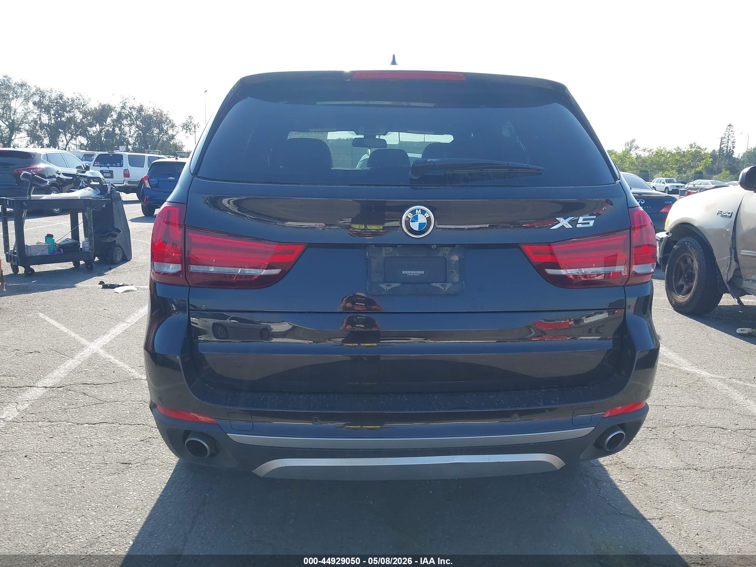 2017 Bmw X5 Xdrive35i Черный vin: 5UXKR0C37H0V81270