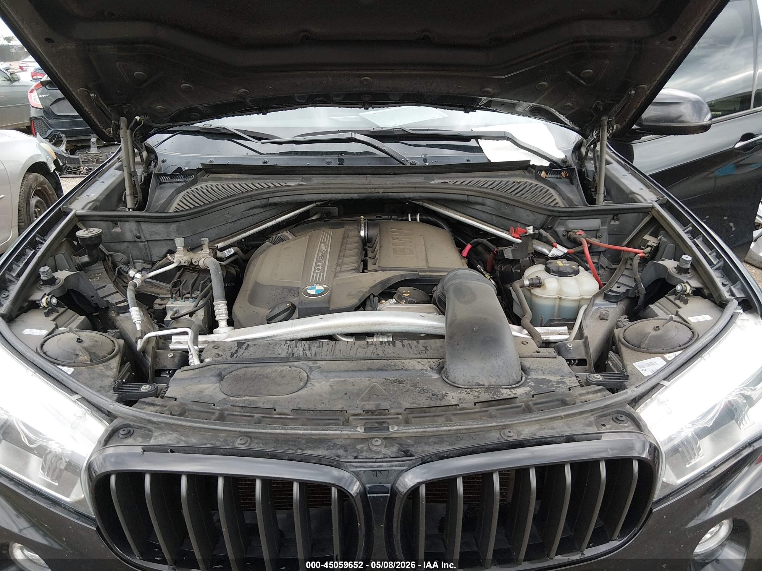 2017 Bmw X5 Xdrive35i Черный vin: 5UXKR0C37H0X79931