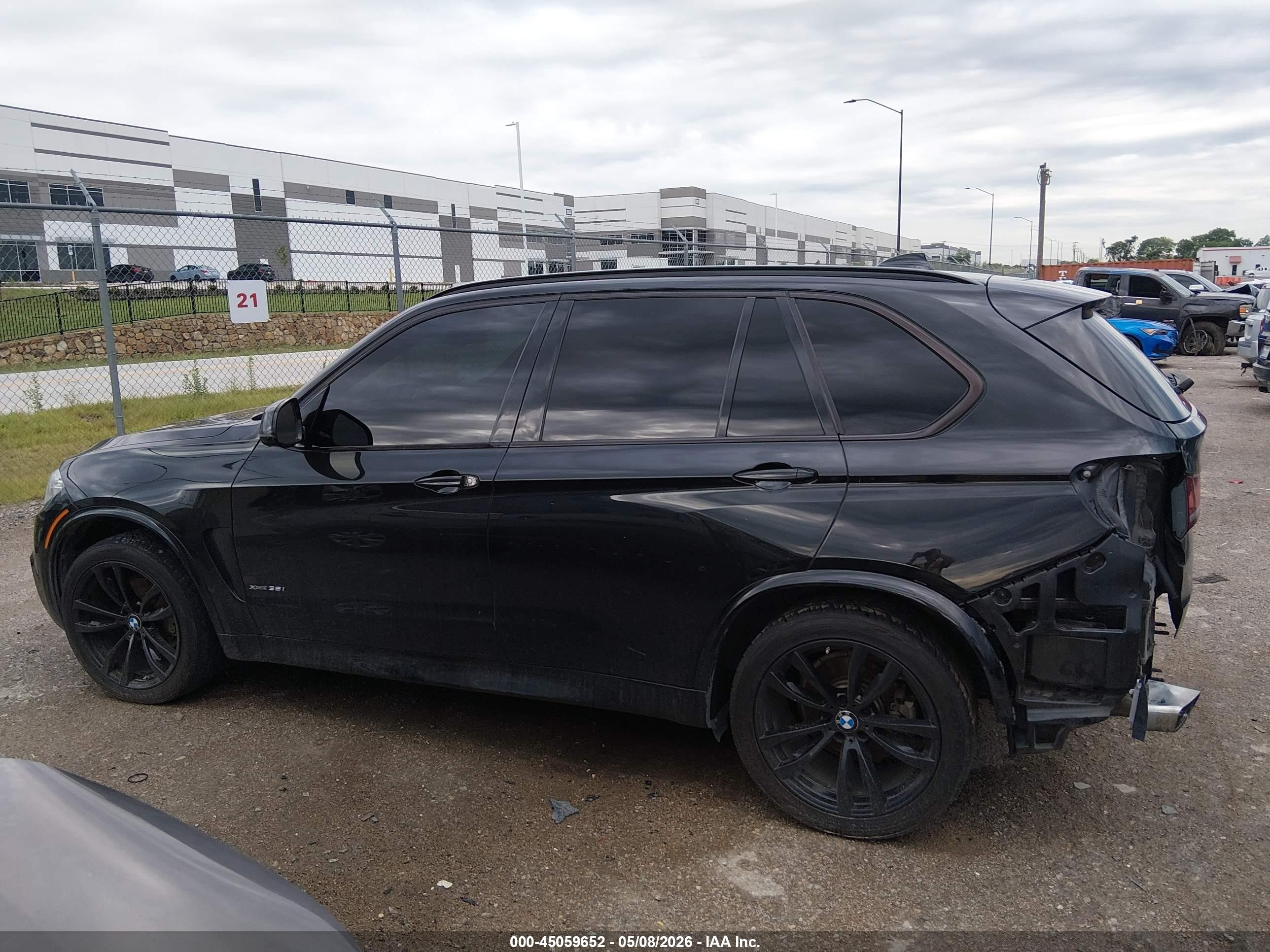 2017 Bmw X5 Xdrive35i Черный vin: 5UXKR0C37H0X79931