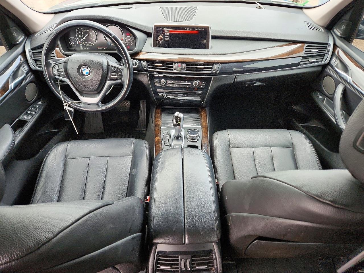 2014 Bmw X5 Xdrive35i Black vin: 5UXKR0C50E0H22650