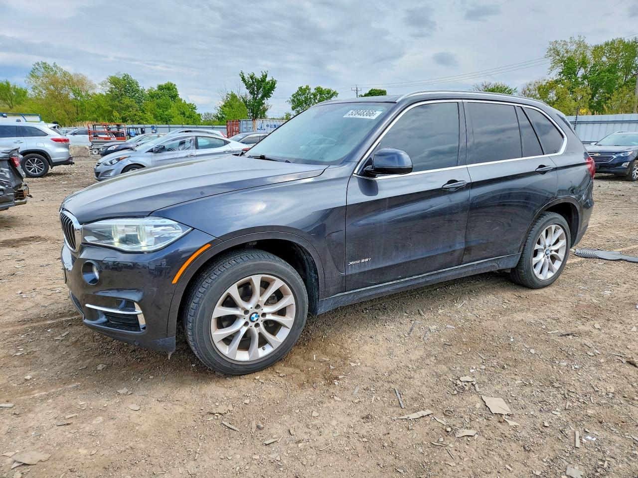 2014 Bmw X5 Xdrive35i Black vin: 5UXKR0C50E0H22650