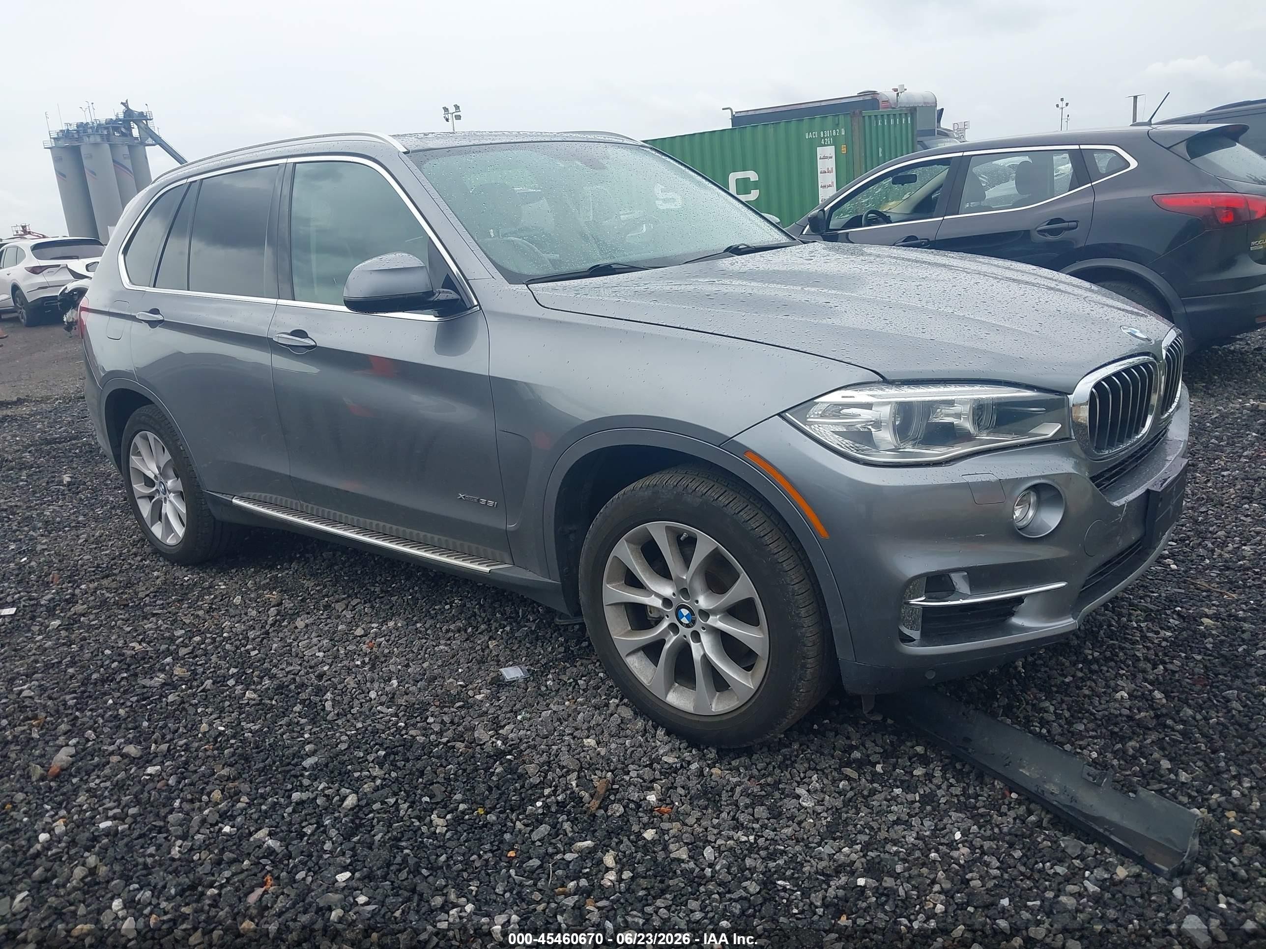 2014 Bmw X5 Xdrive35i Gray vin: 5UXKR0C50E0K43724
