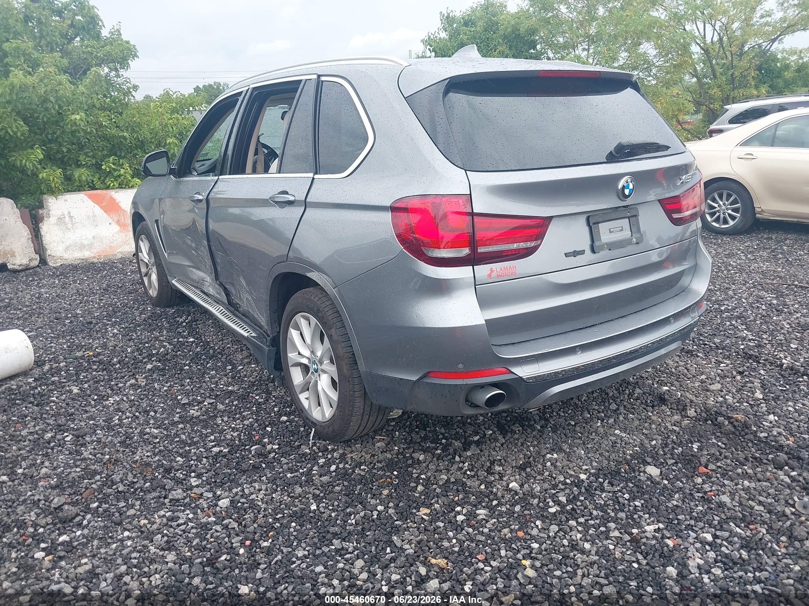 2014 Bmw X5 Xdrive35i Gray vin: 5UXKR0C50E0K43724
