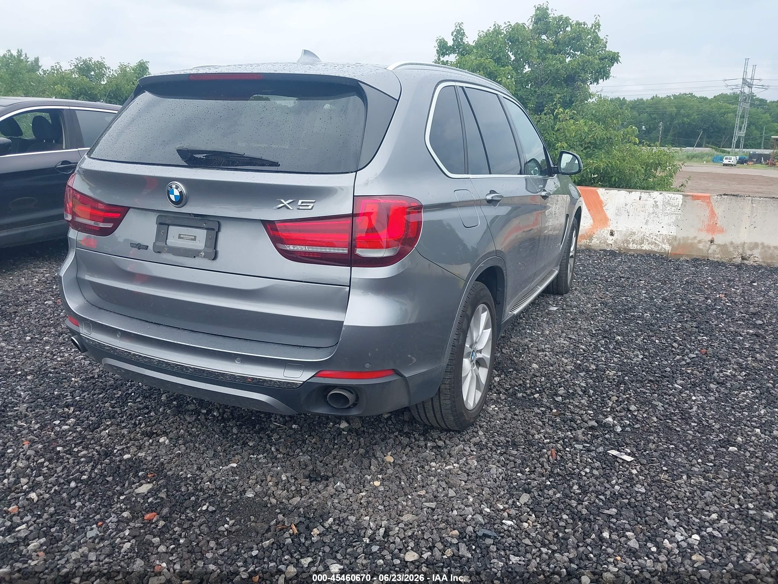 2014 Bmw X5 Xdrive35i Gray vin: 5UXKR0C50E0K43724