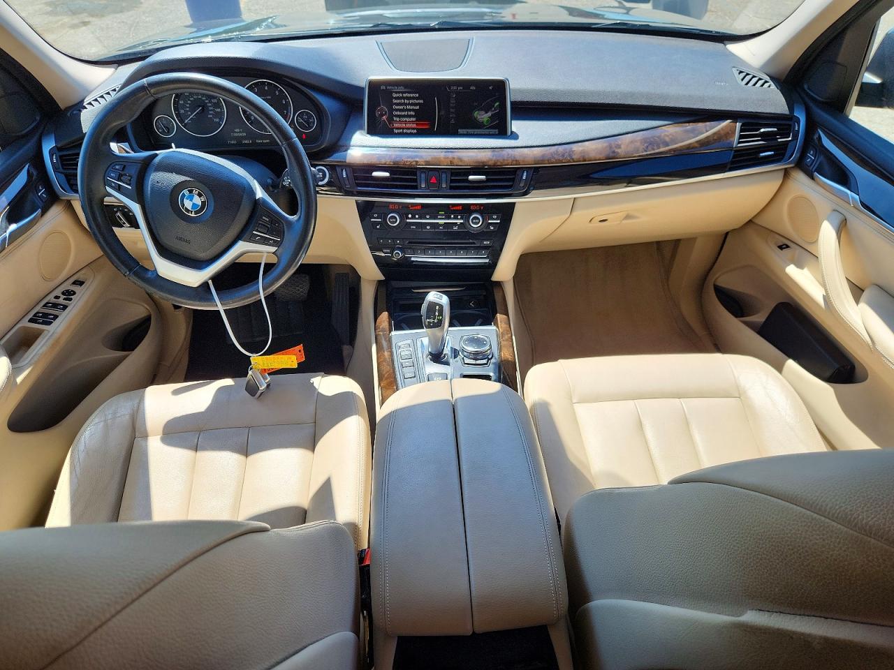 2015 Bmw X5 Xdrive35i Черный vin: 5UXKR0C50F0K53560