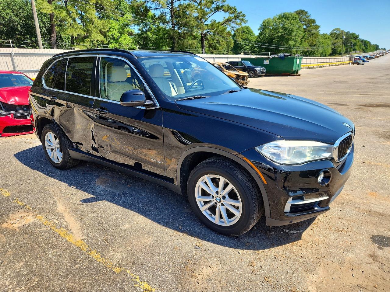 2015 Bmw X5 Xdrive35i Черный vin: 5UXKR0C50F0K53560