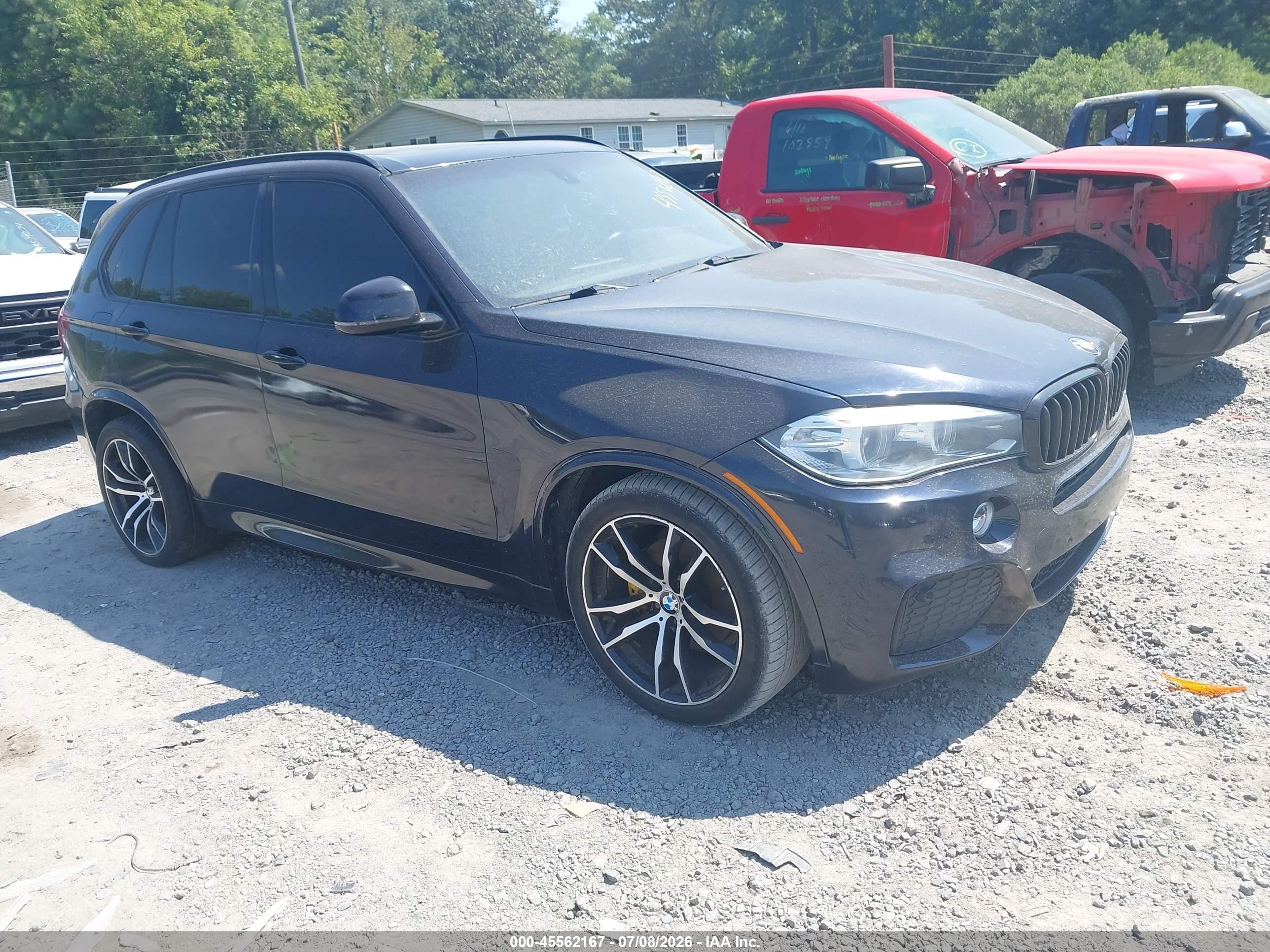 2015 Bmw X5 Xdrive35i Черный vin: 5UXKR0C50F0K65580
