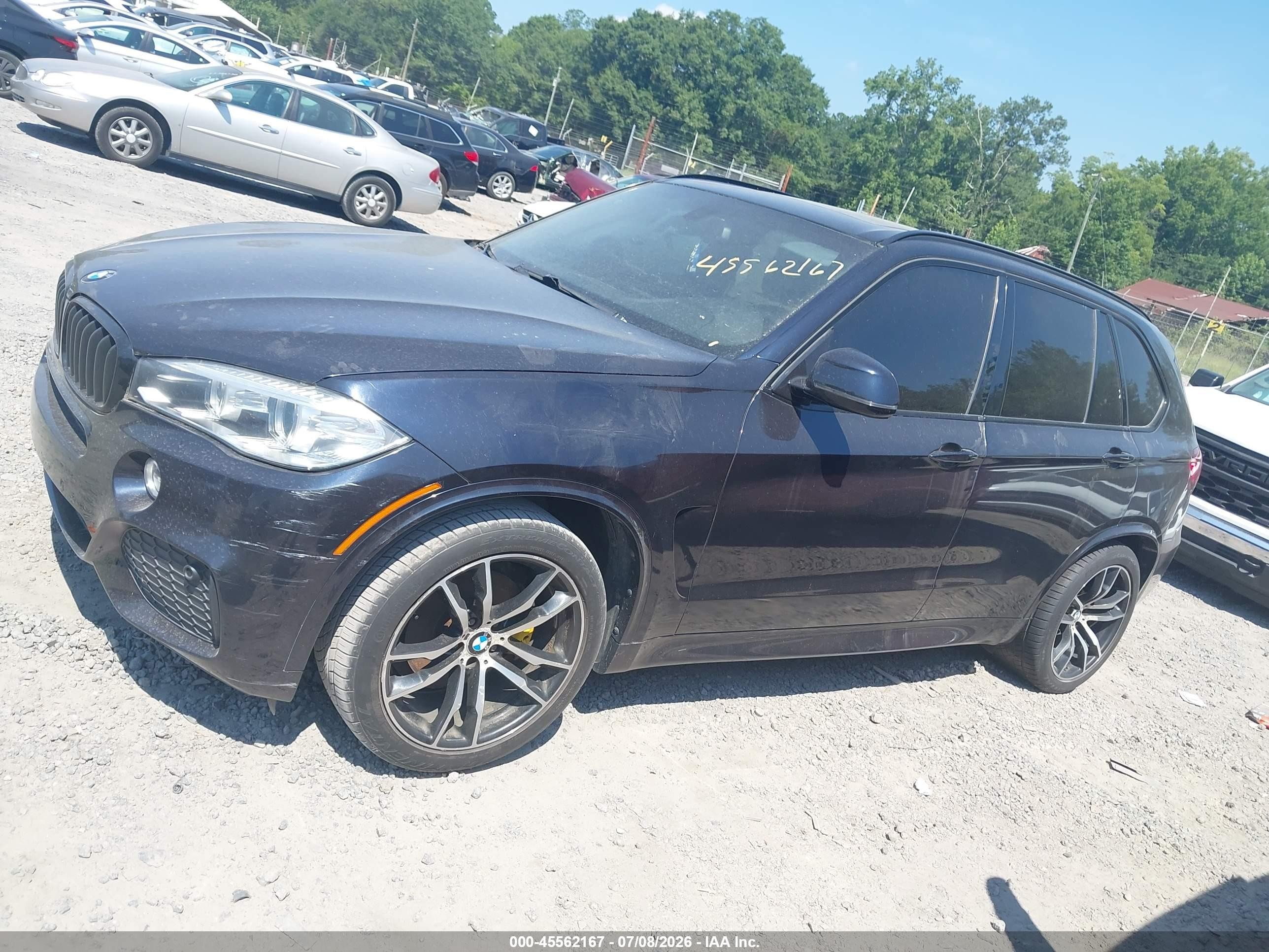 2015 Bmw X5 Xdrive35i Черный vin: 5UXKR0C50F0K65580