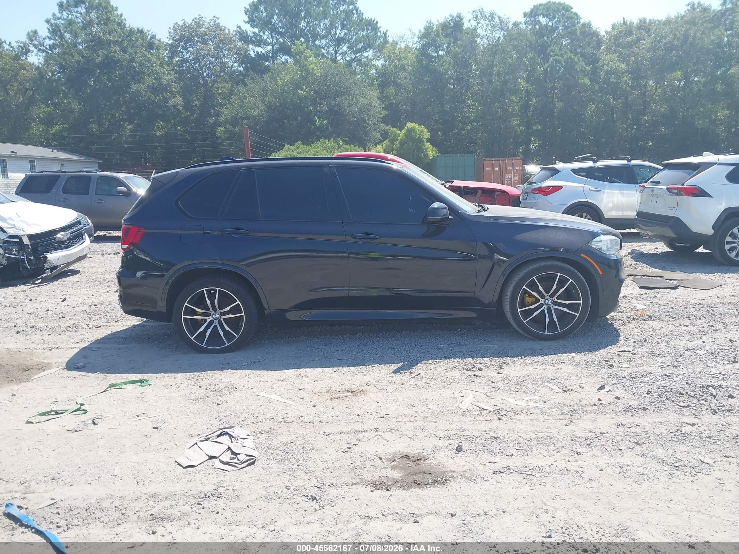 2015 Bmw X5 Xdrive35i Черный vin: 5UXKR0C50F0K65580