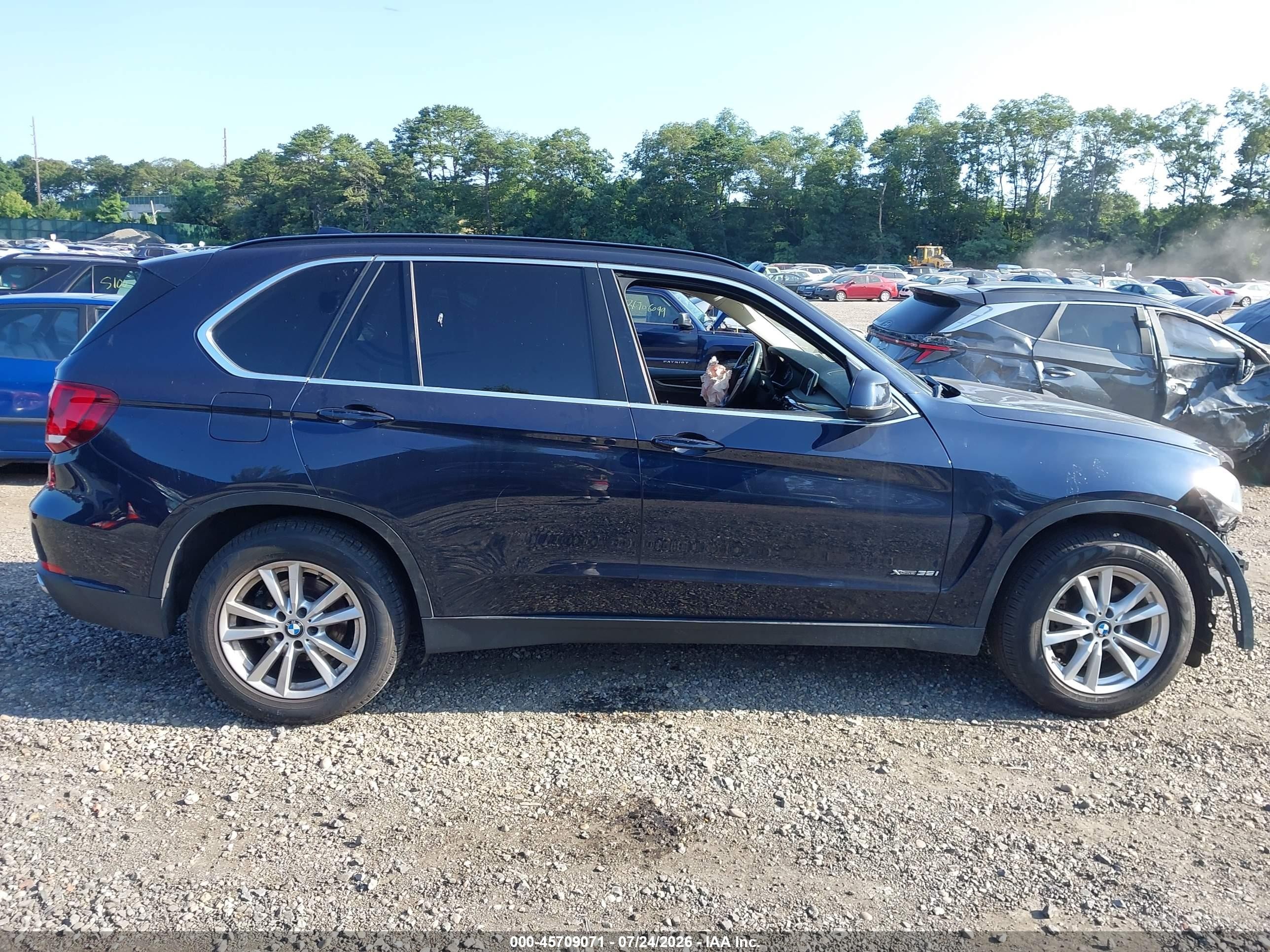 2015 Bmw X5 Xdrive35i Синий vin: 5UXKR0C50F0P01957