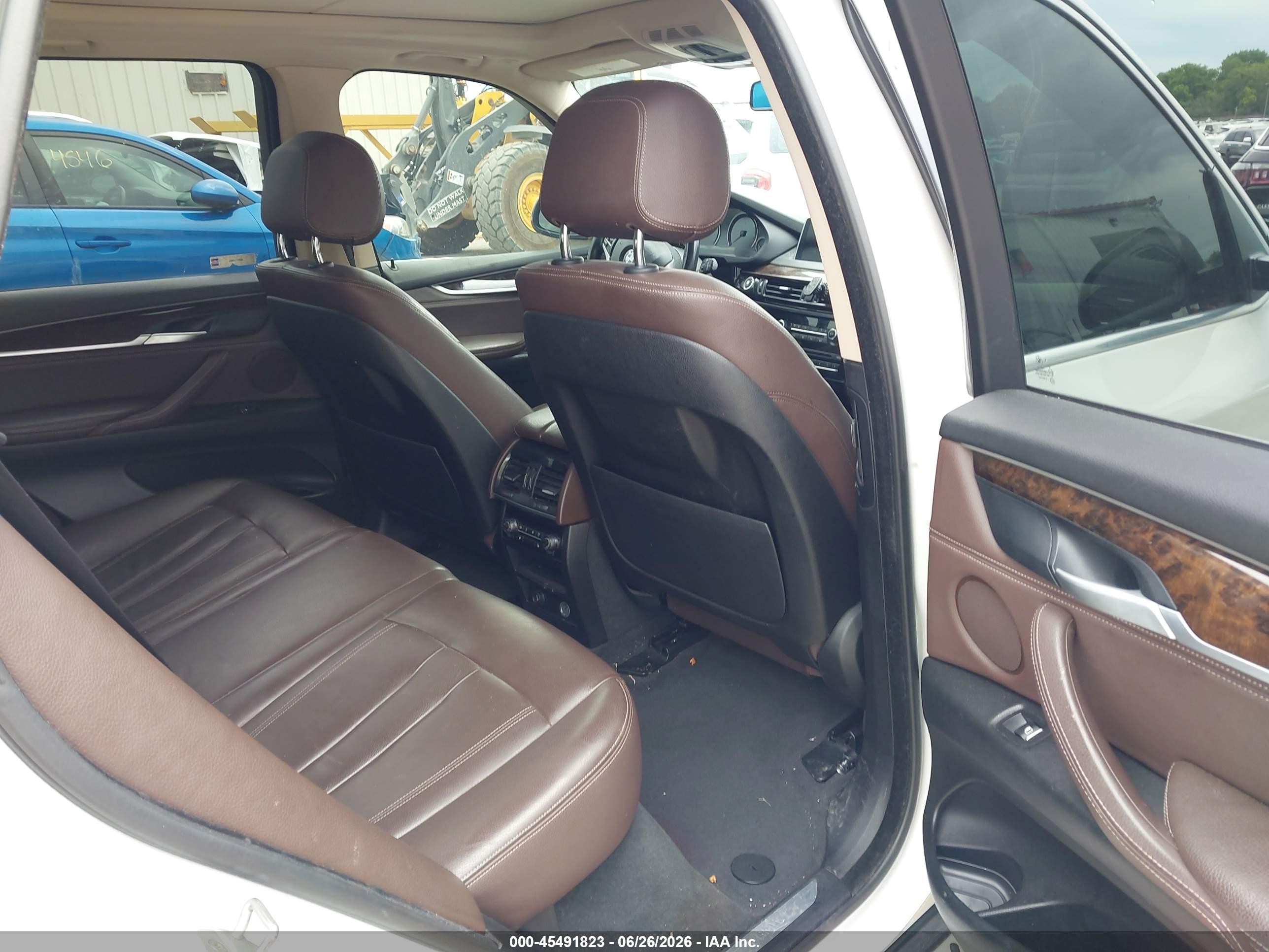 2015 Bmw X5 Xdrive35i White vin: 5UXKR0C50F0P04308