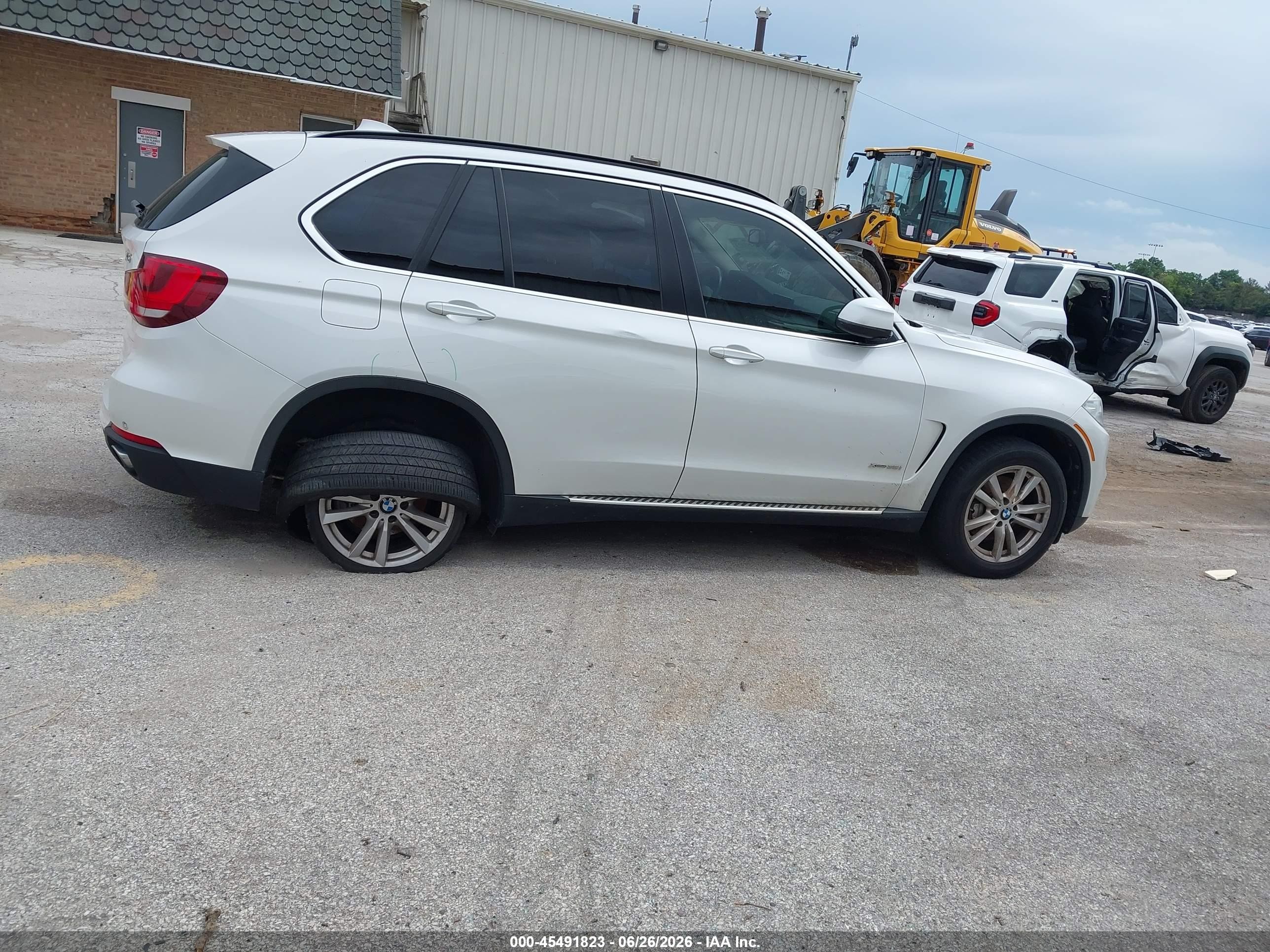 2015 Bmw X5 Xdrive35i White vin: 5UXKR0C50F0P04308