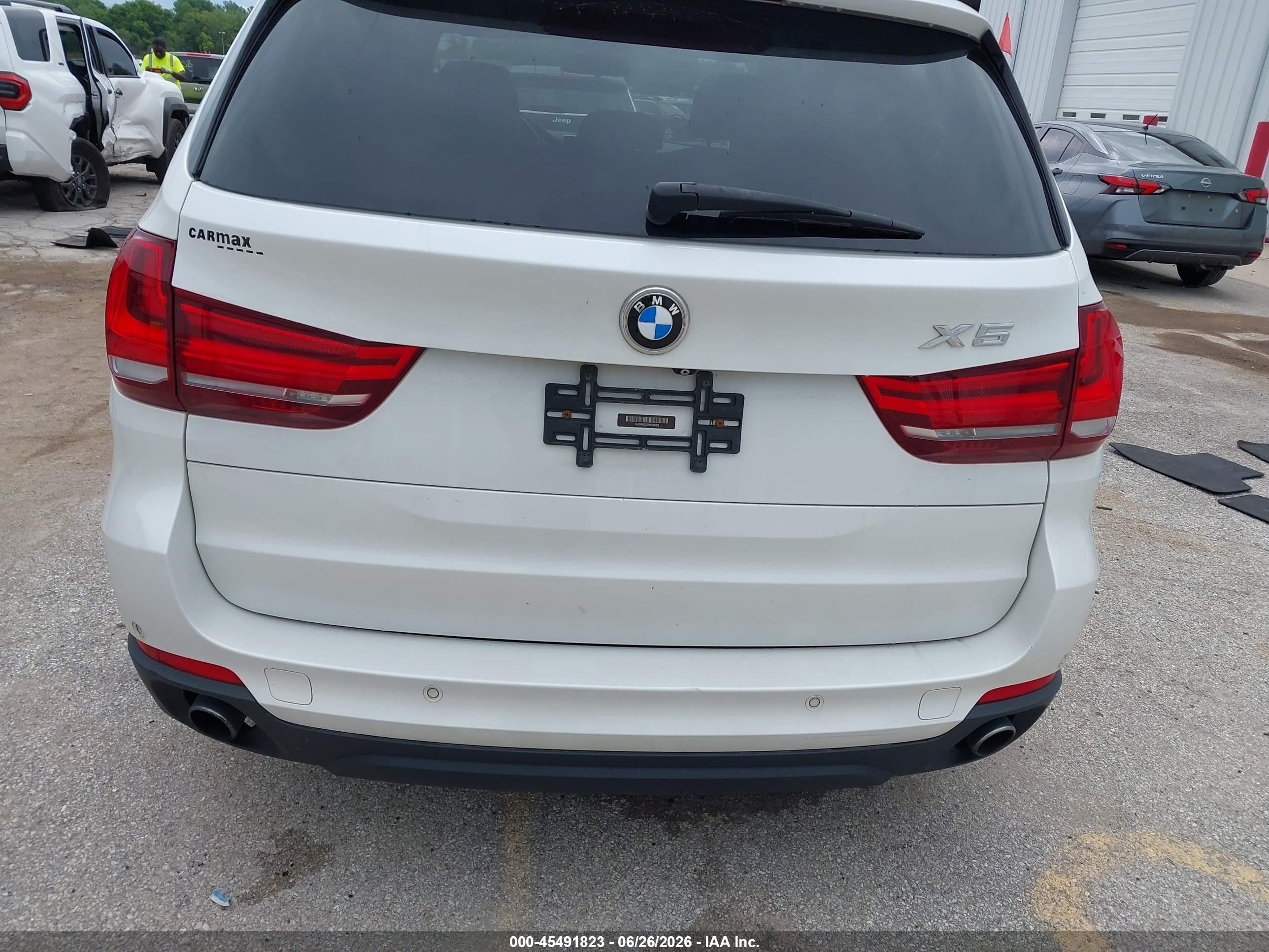 2015 Bmw X5 Xdrive35i White vin: 5UXKR0C50F0P04308