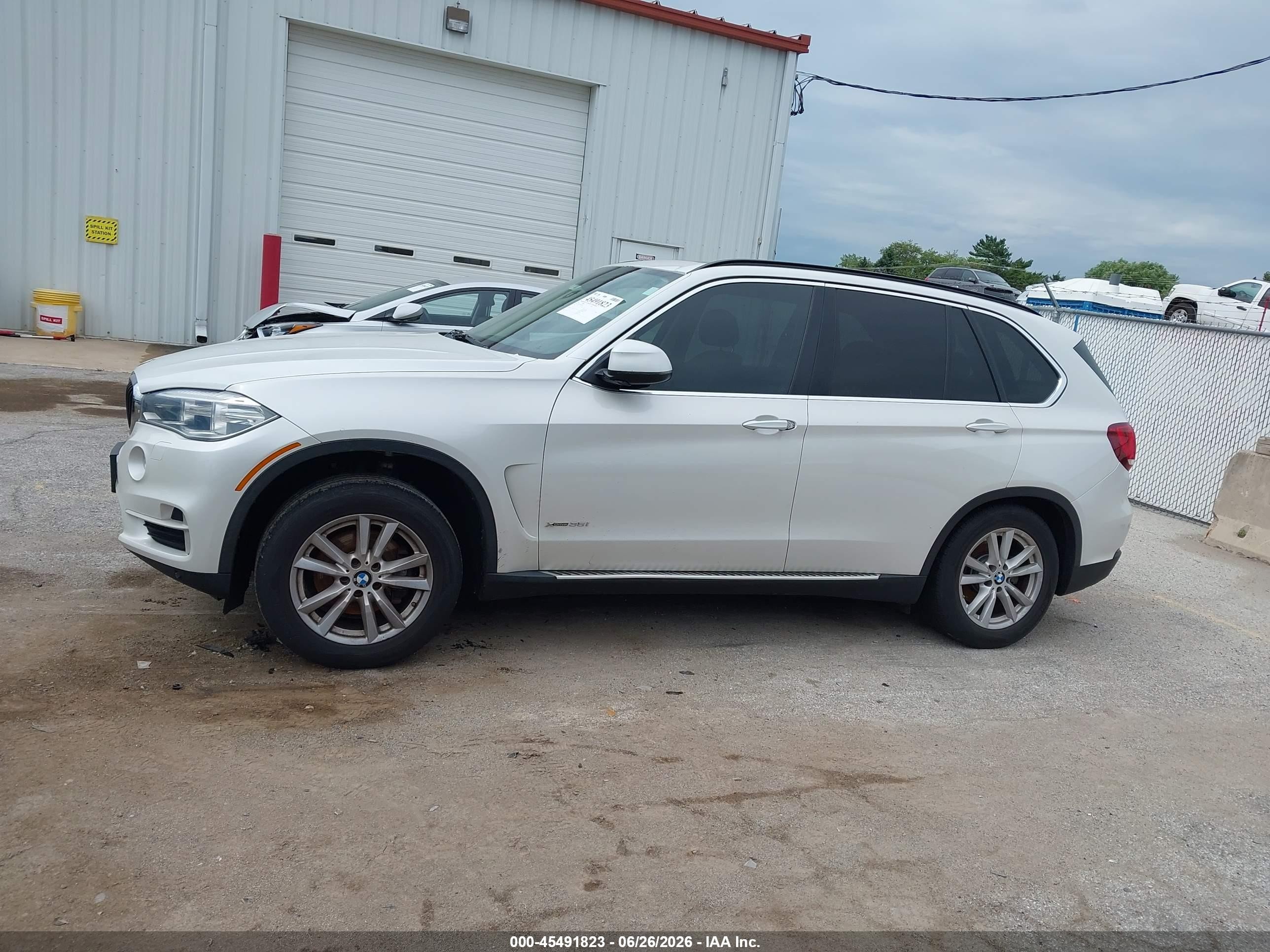 2015 Bmw X5 Xdrive35i White vin: 5UXKR0C50F0P04308