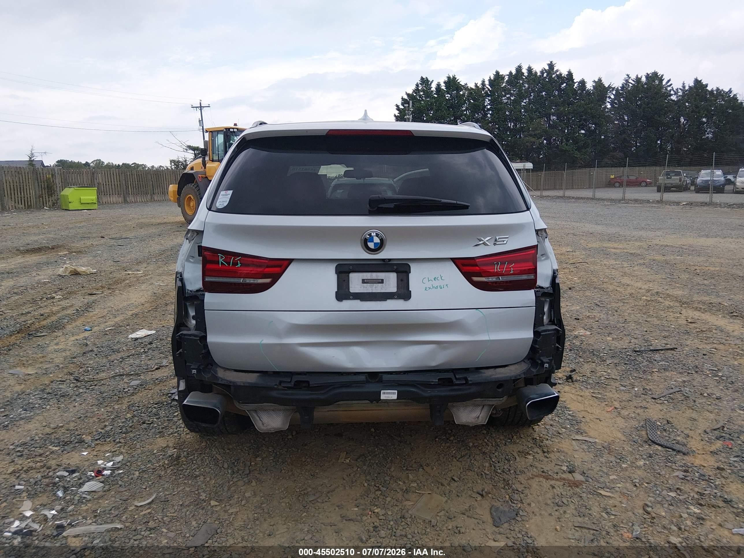 2015 Bmw X5 Xdrive35i Silver vin: 5UXKR0C50F0P15597