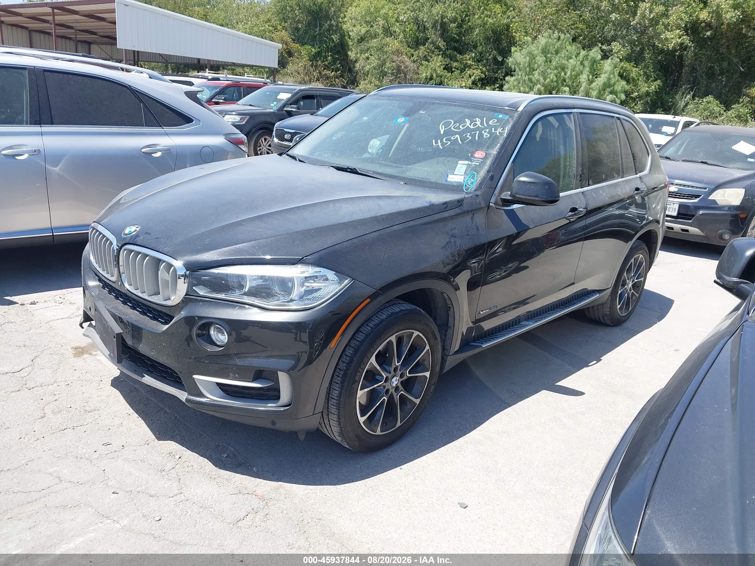 2015 Bmw X5 Xdrive35i Black vin: 5UXKR0C50F0P18208